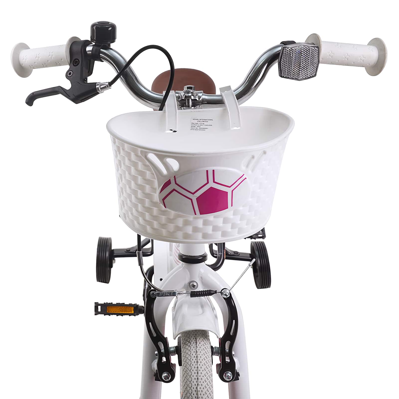 Kinderfahrrad 16 Zoll für 4-6 Jahre alt Weiß