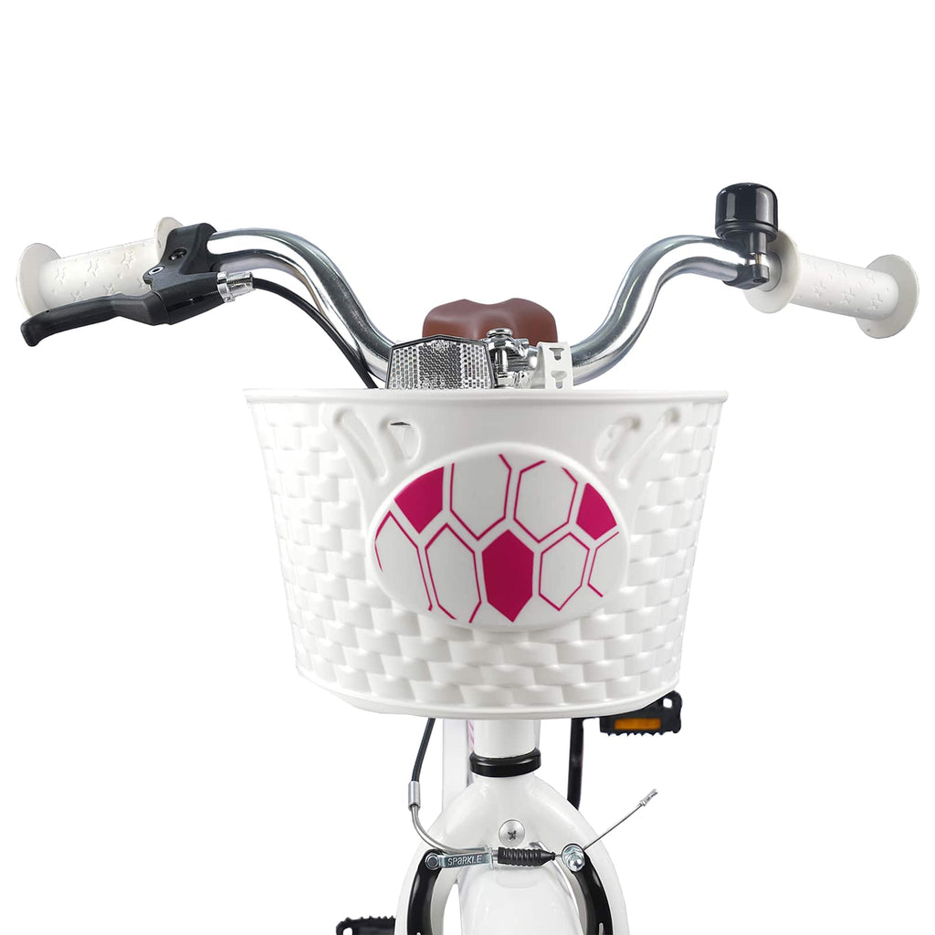 Kinderfahrrad 20 Zoll für 6-11 Jahre alt Weiß