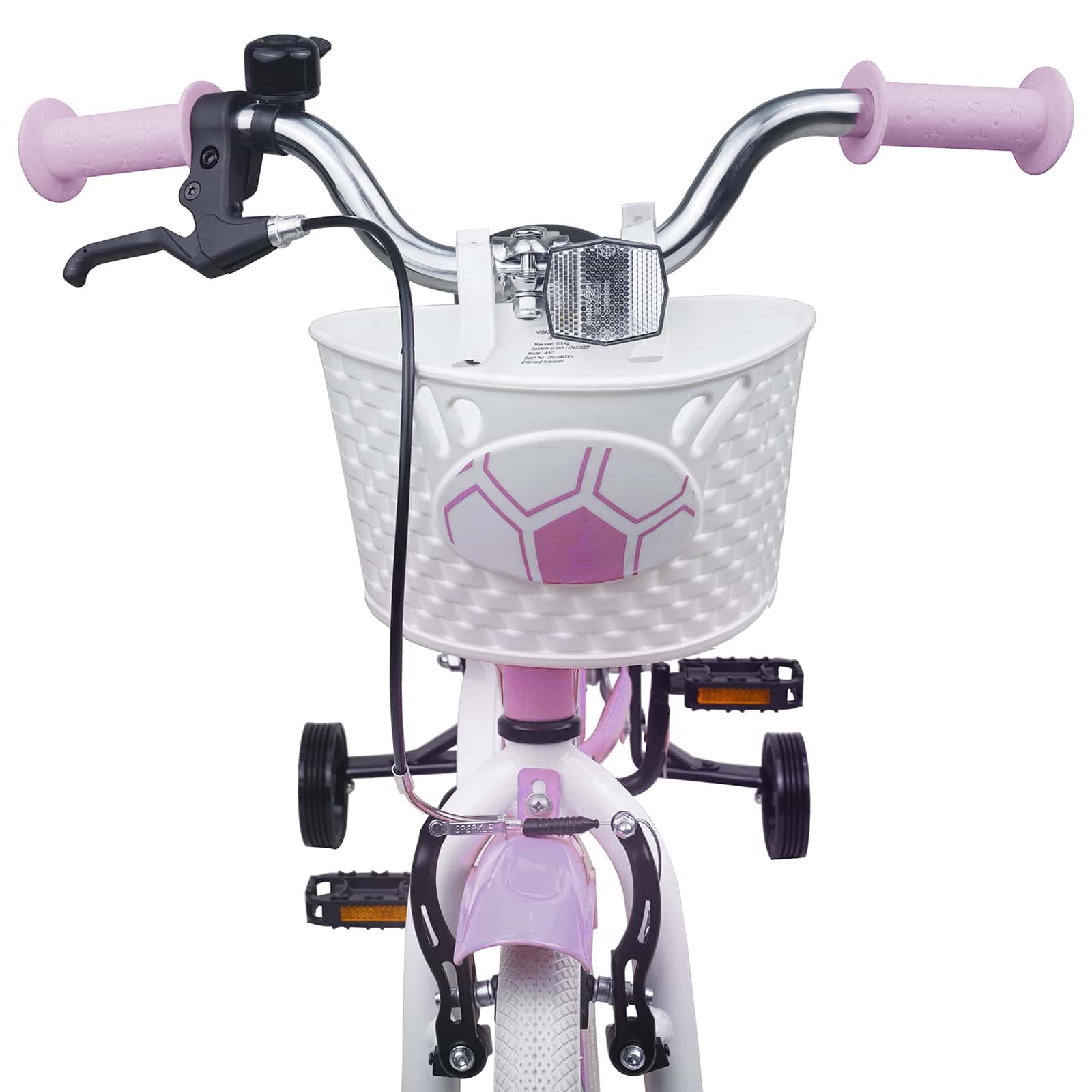 Kinderfahrrad 12 Zoll für 2-4 Jahre alt Lila