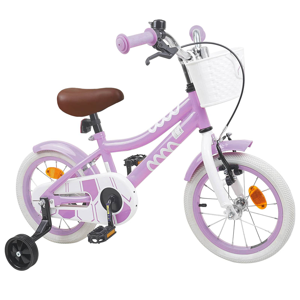 Kinderfahrrad 12 Zoll für 2-4 Jahre alt Lila