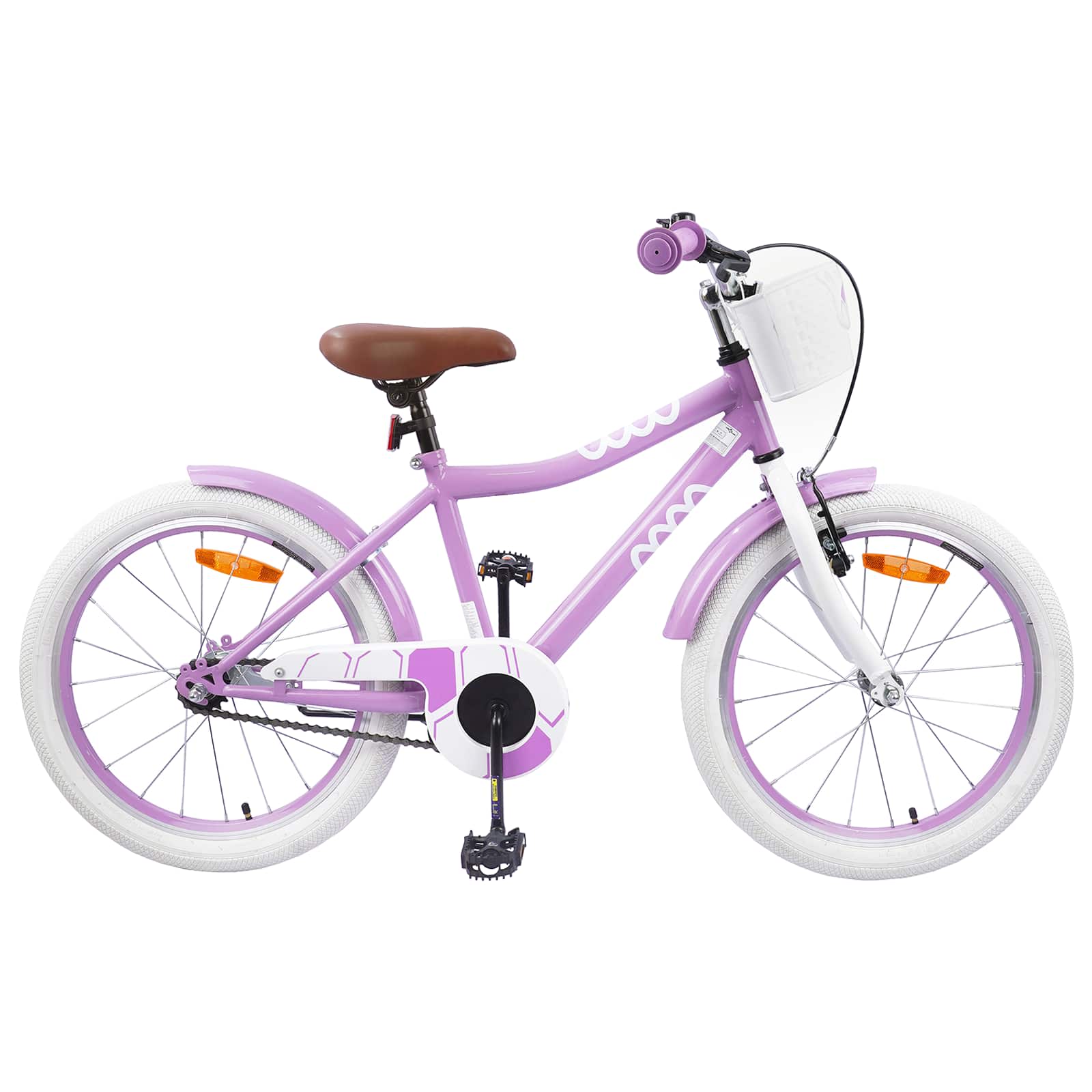 Kinderfahrrad 18 Zoll für 5-7 Jahre alt Lila