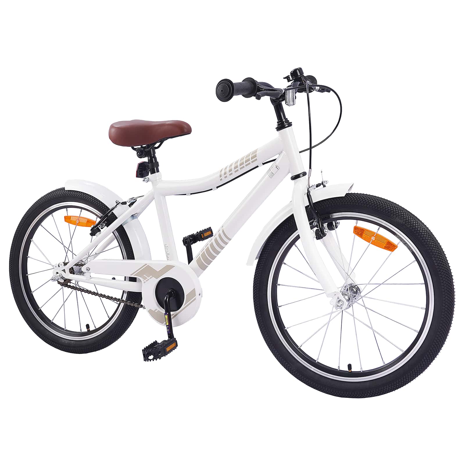 Kinderfahrrad 24 Zoll für 8-12 Jahre alt weiß