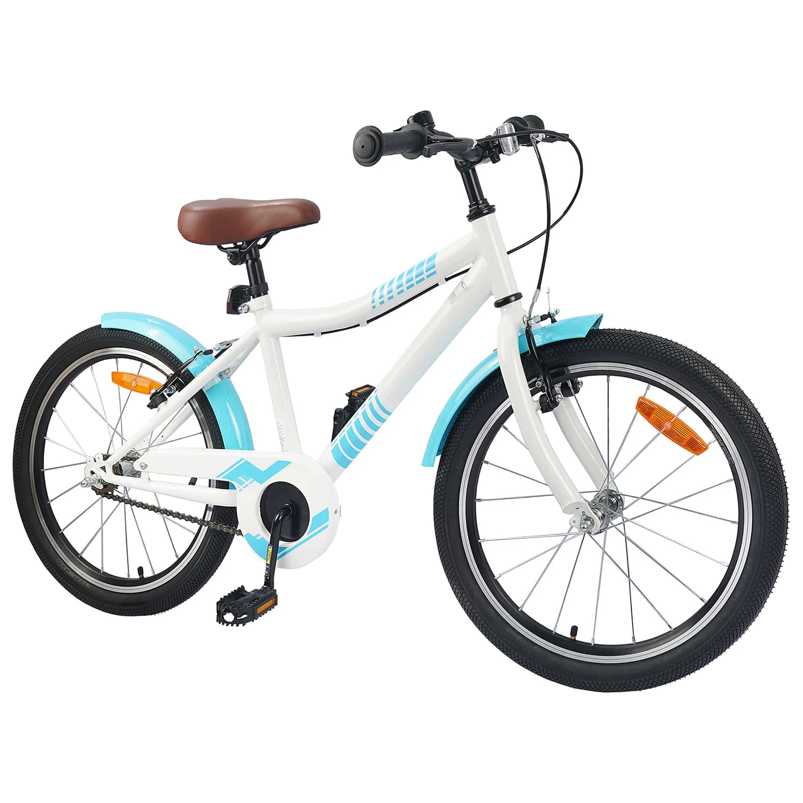 Kinderfahrrad 18 Zoll für 5-7 Jahre alt Himmelblau