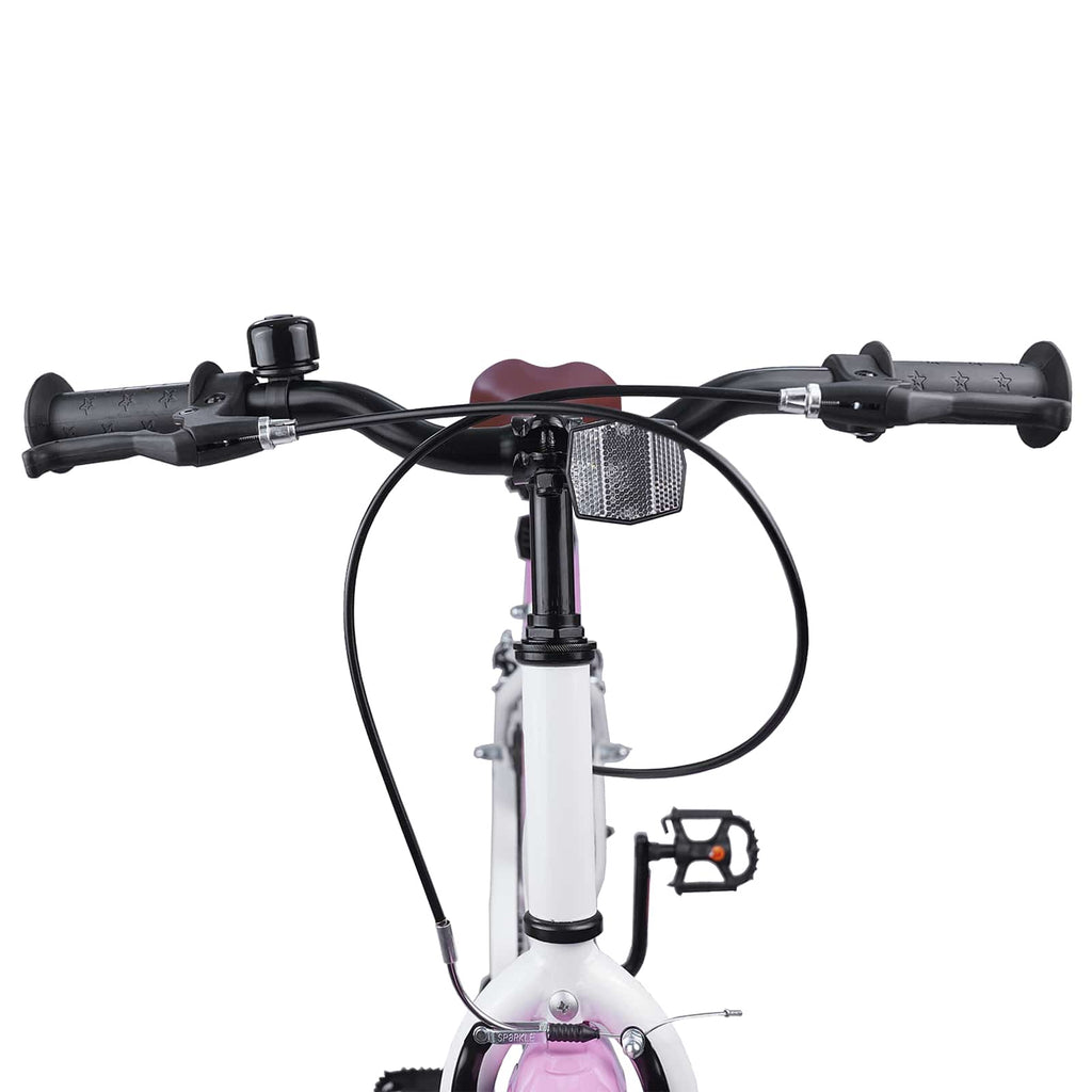 Kinderfahrrad 18 Zoll für 5-7 Jahre alt Hellrosa