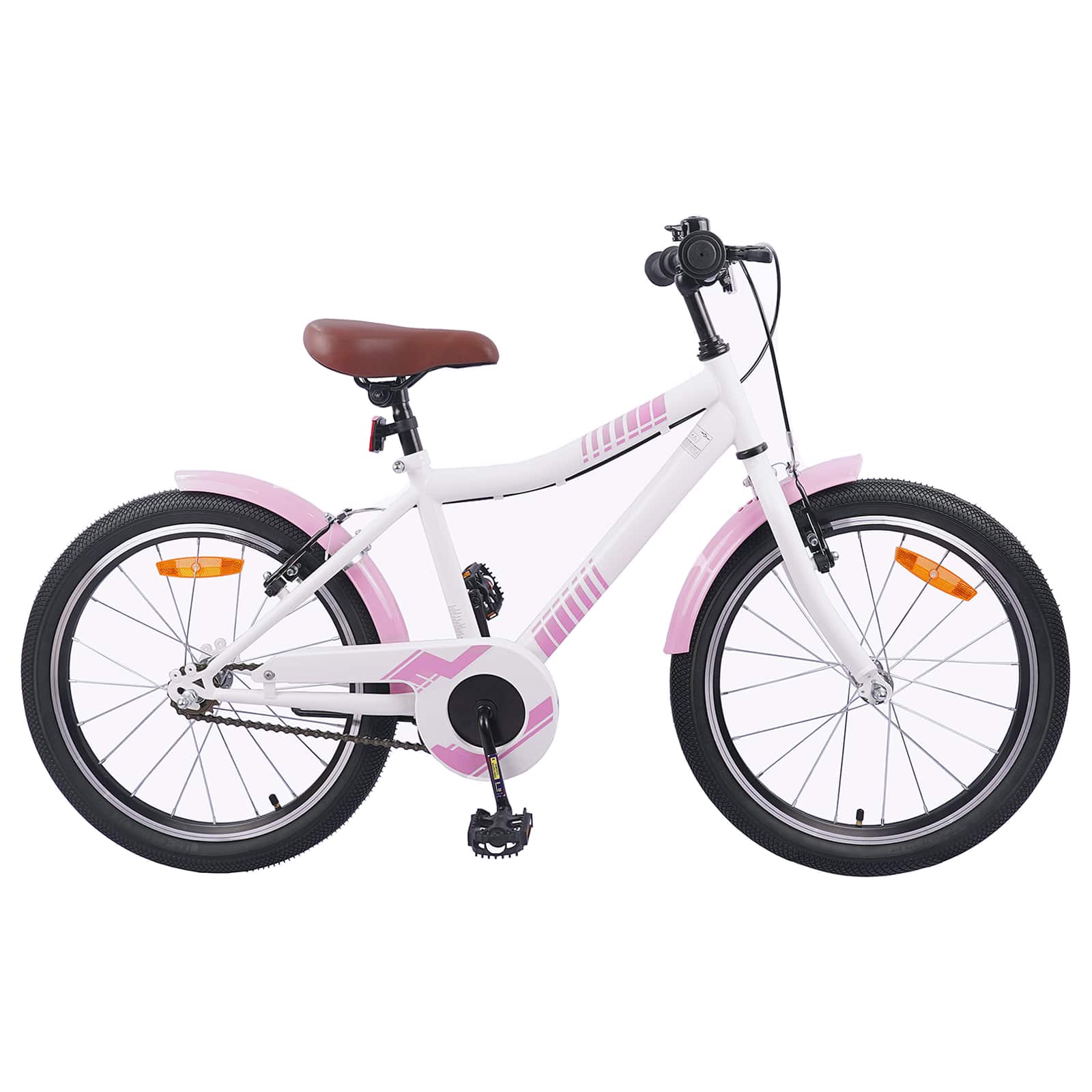 Kinderfahrrad 18 Zoll für 5-7 Jahre alt Hellrosa