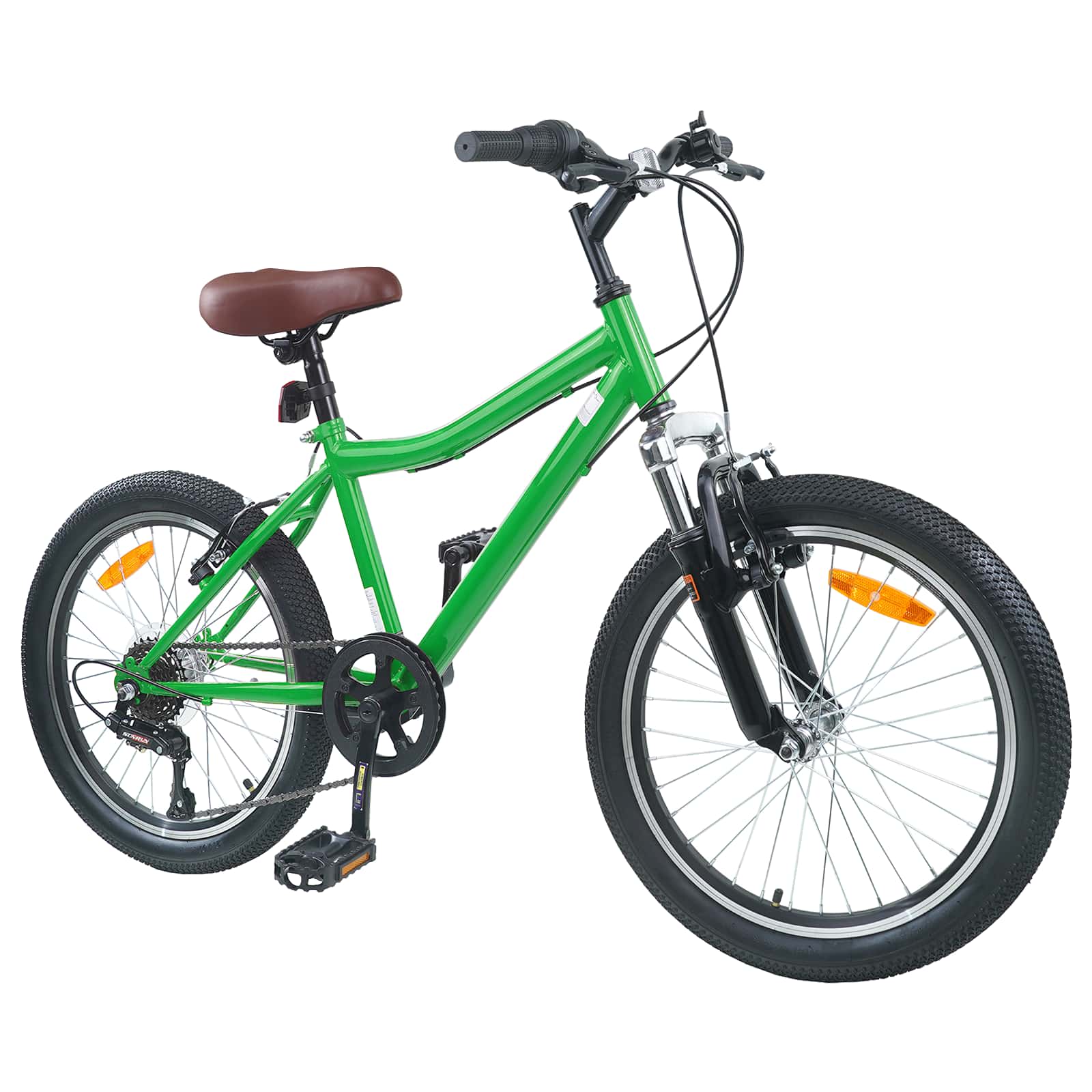 Kinderfahrrad 24 Zoll 6-Speed für 8-12 Jahre alt Grün