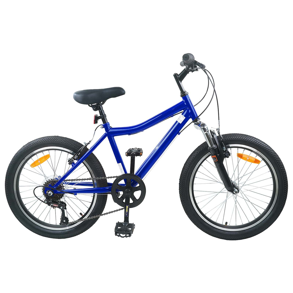 Kinderfahrrad 24 Zoll 6-Speed für 8-12 Jahre alt Dunkelblau