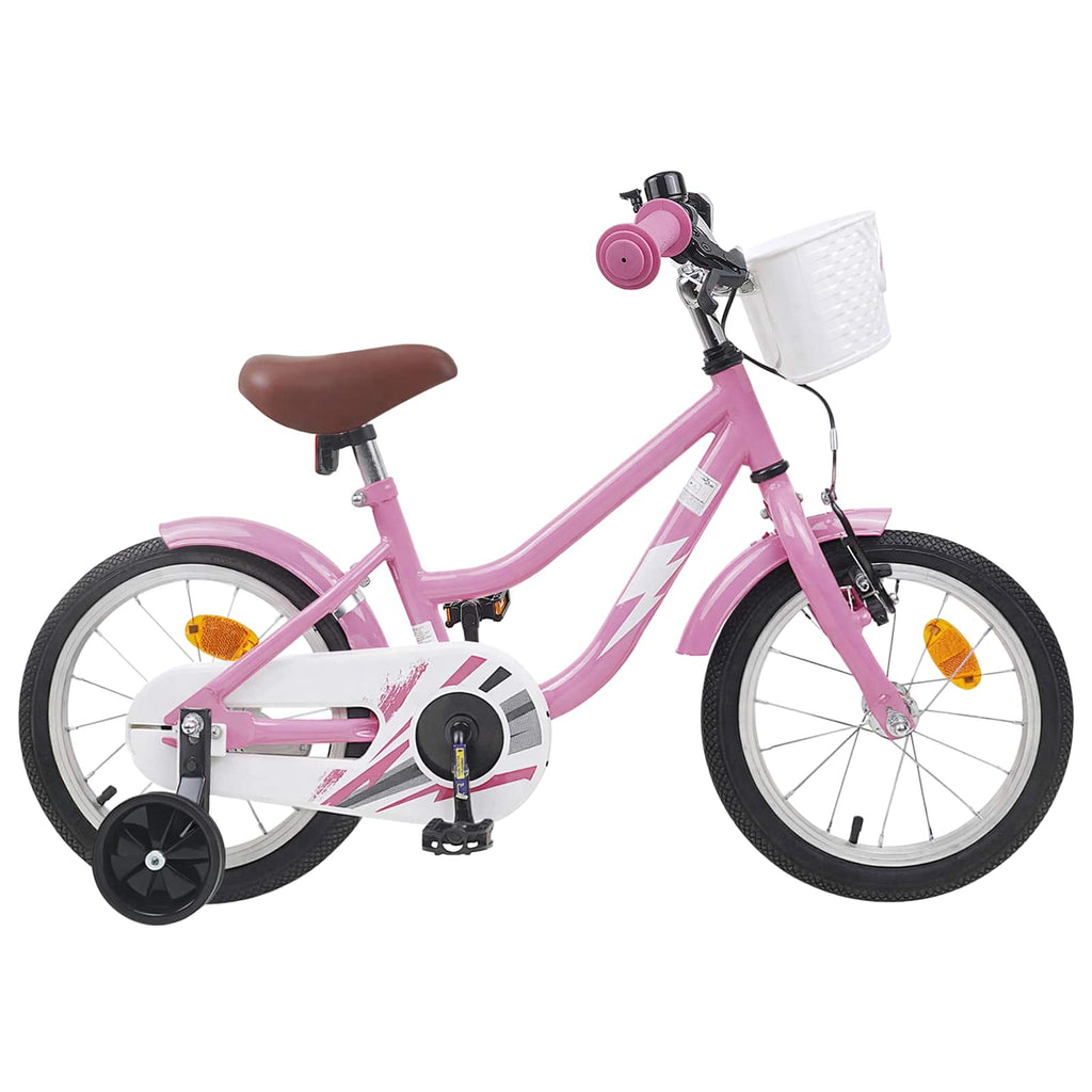 Kinderfahrrad 12 Zoll für 2-4 Jahre alt Hellrosa