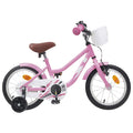 Kinderfahrrad 16 Zoll für 4-6 Jahre alt Hellrosa