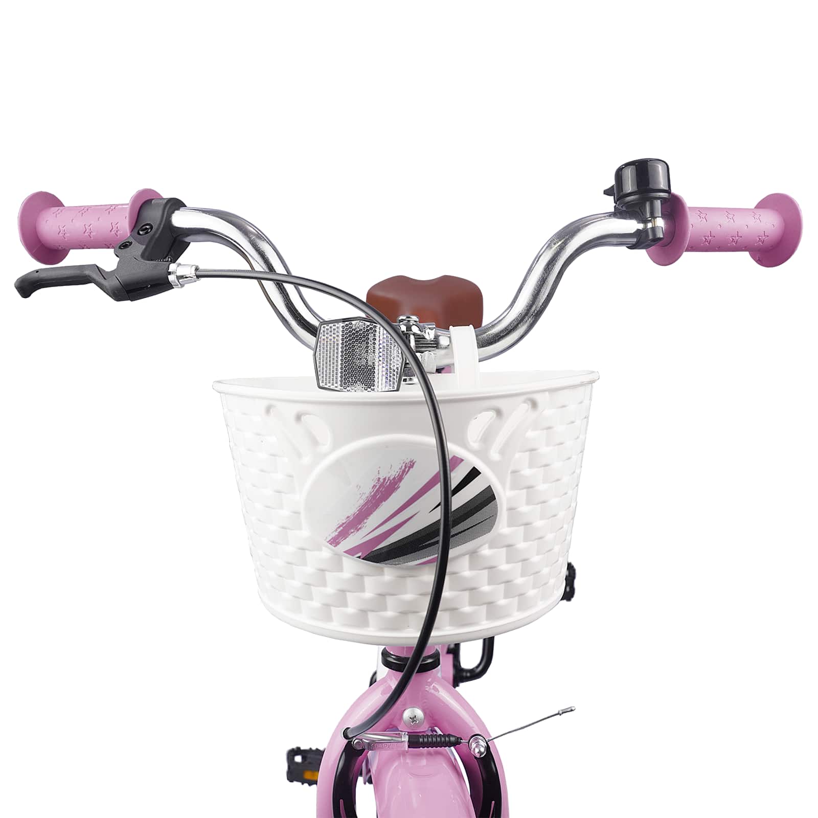 Kinderfahrrad 18 Zoll für 5-7 Jahre alt Hellrosa