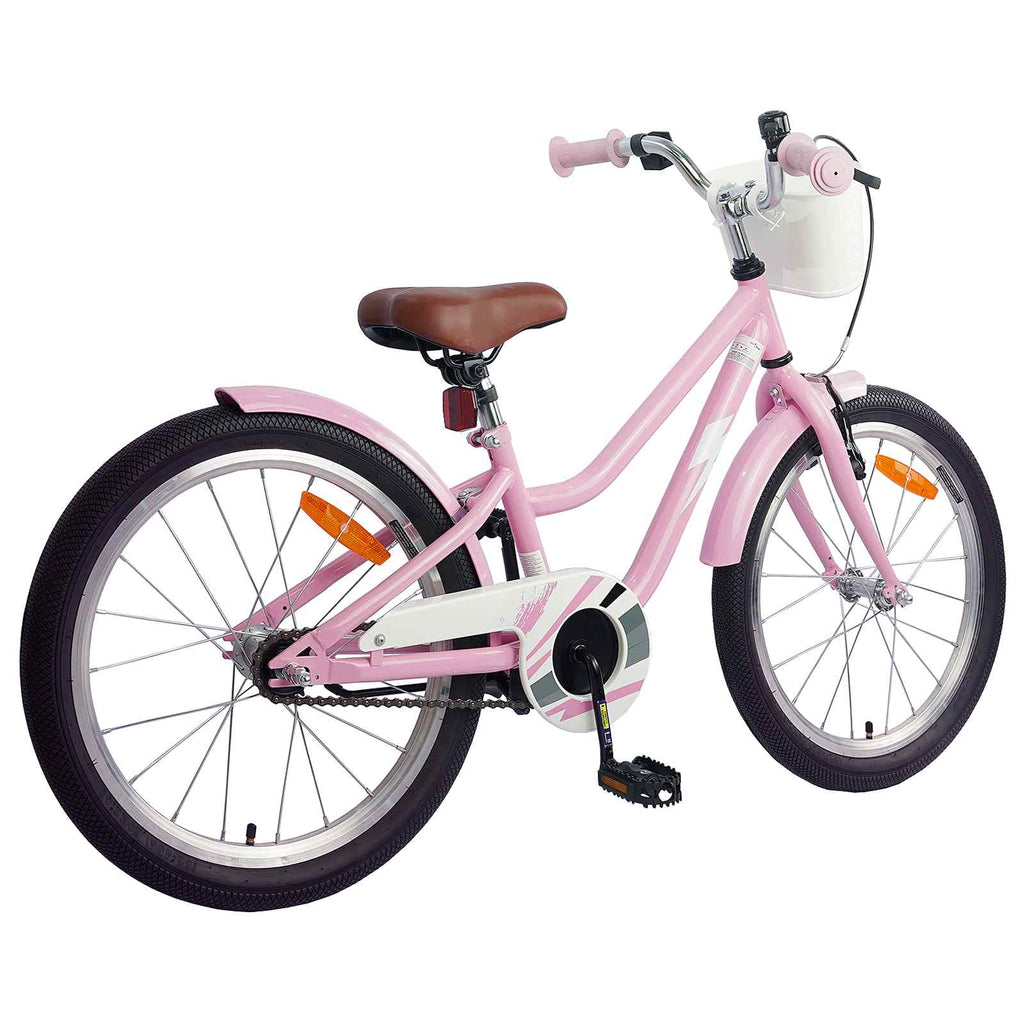 Kinderfahrrad 18 Zoll für 5-7 Jahre alt Hellrosa