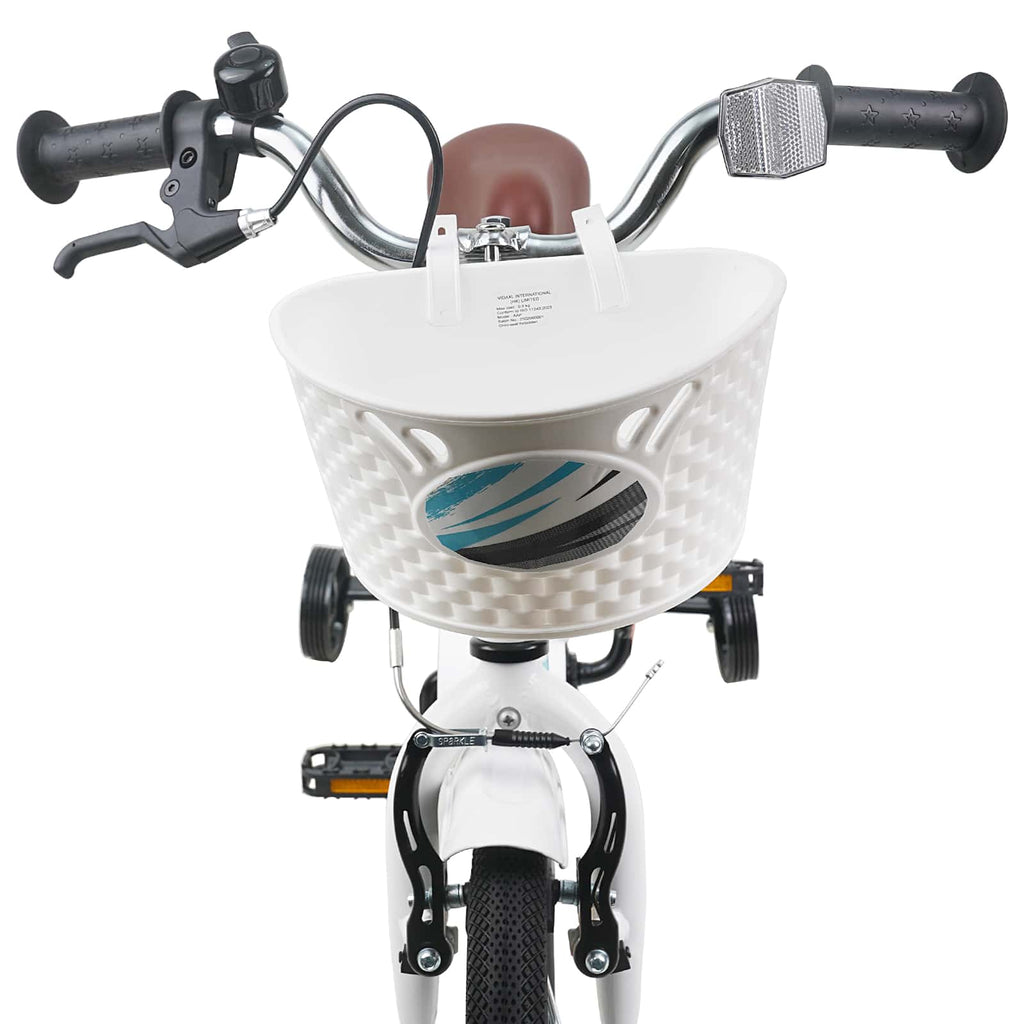 Kinderfahrrad 12 Zoll für 2-4 Jahre alt Weiß