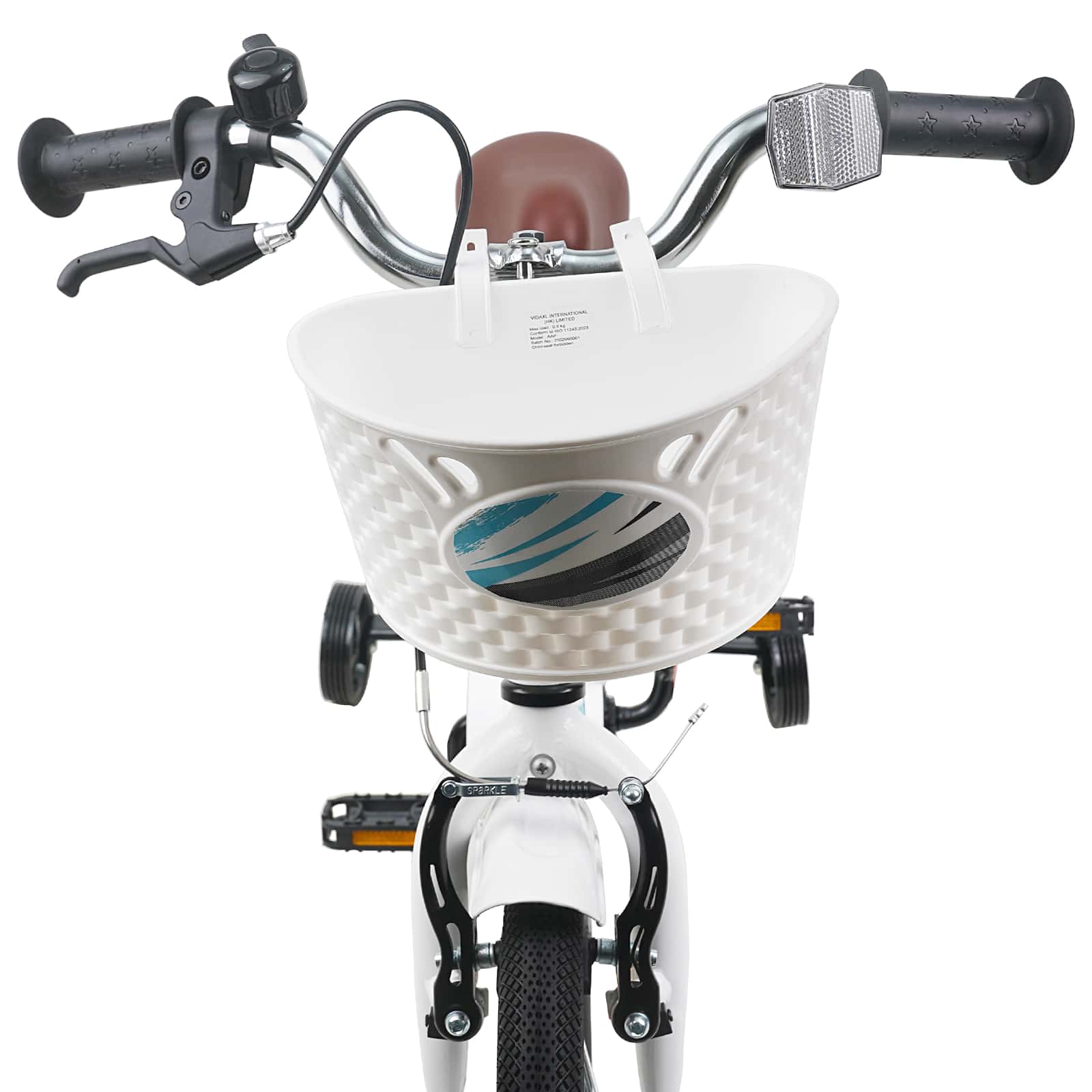 Kinderfahrrad 16 Zoll für 4-6 Jahre alt Weiß