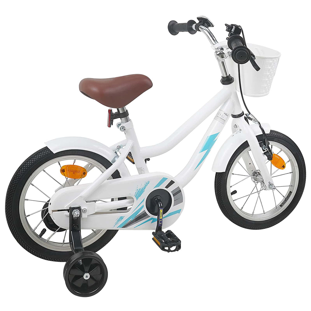 Kinderfahrrad 16 Zoll für 4-6 Jahre alt Weiß