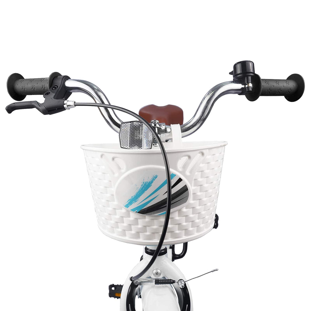 Kinderfahrrad 18 Zoll für 5-7 Jahre alt Weiß