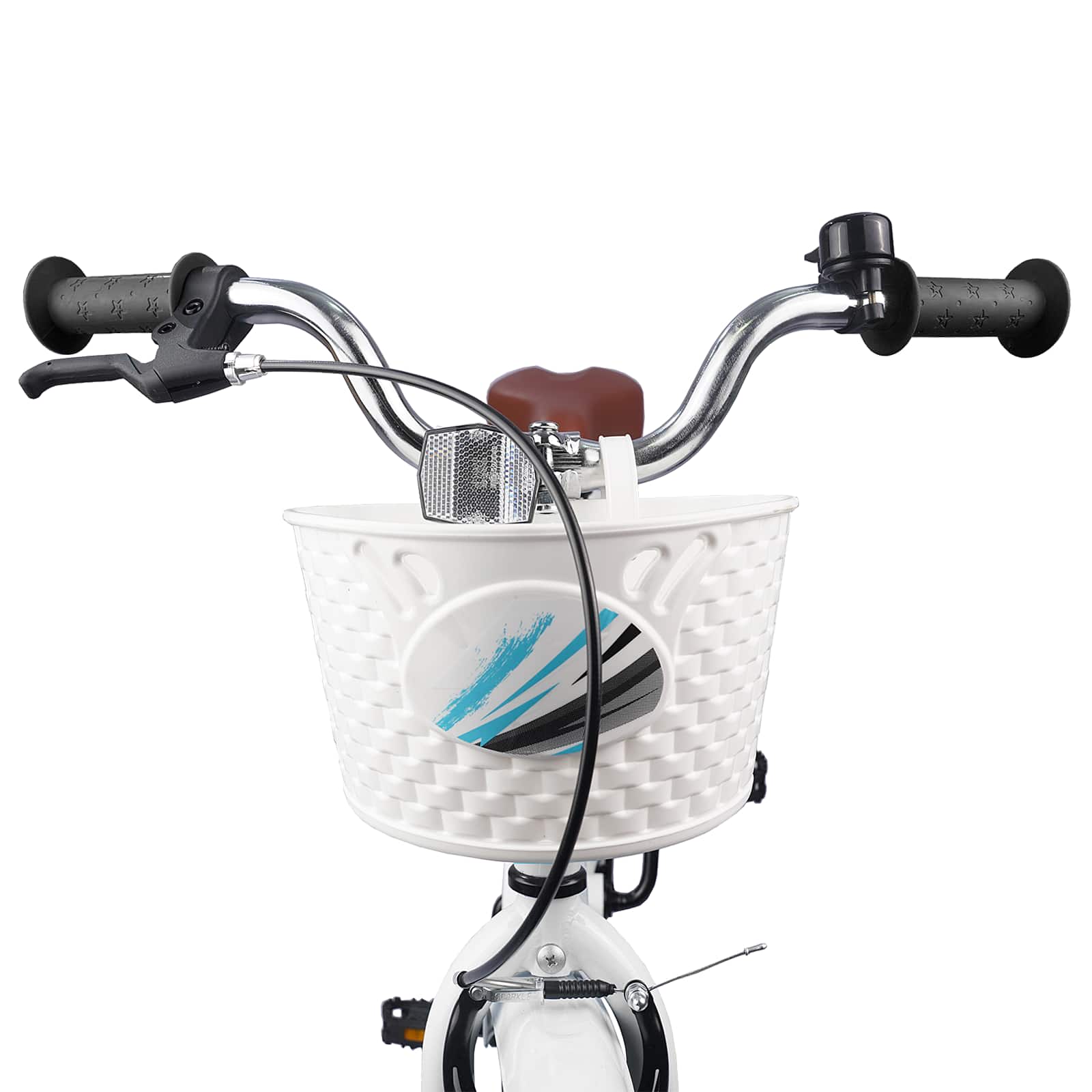 Kinderfahrrad 18 Zoll für 5-7 Jahre alt Weiß