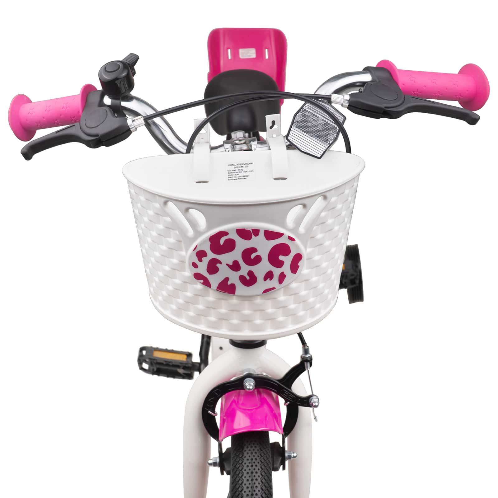 Kinderfahrrad Mit Stützrädern 16 Zoll für 4-6 Jahre alt Rosa