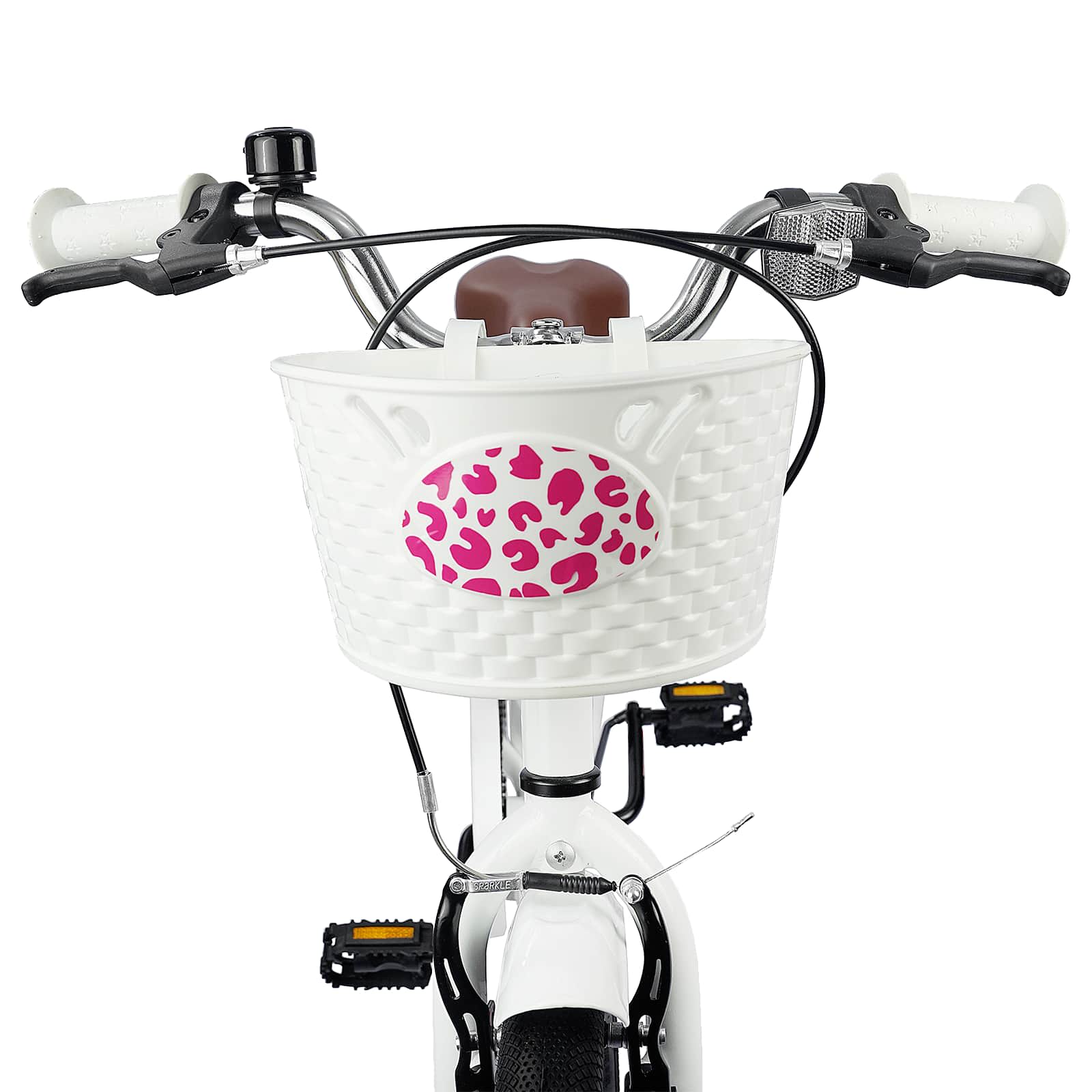 Kinderfahrrad Mit Stützrädern 20 Zoll für 6-11 Jahre alt Weiß