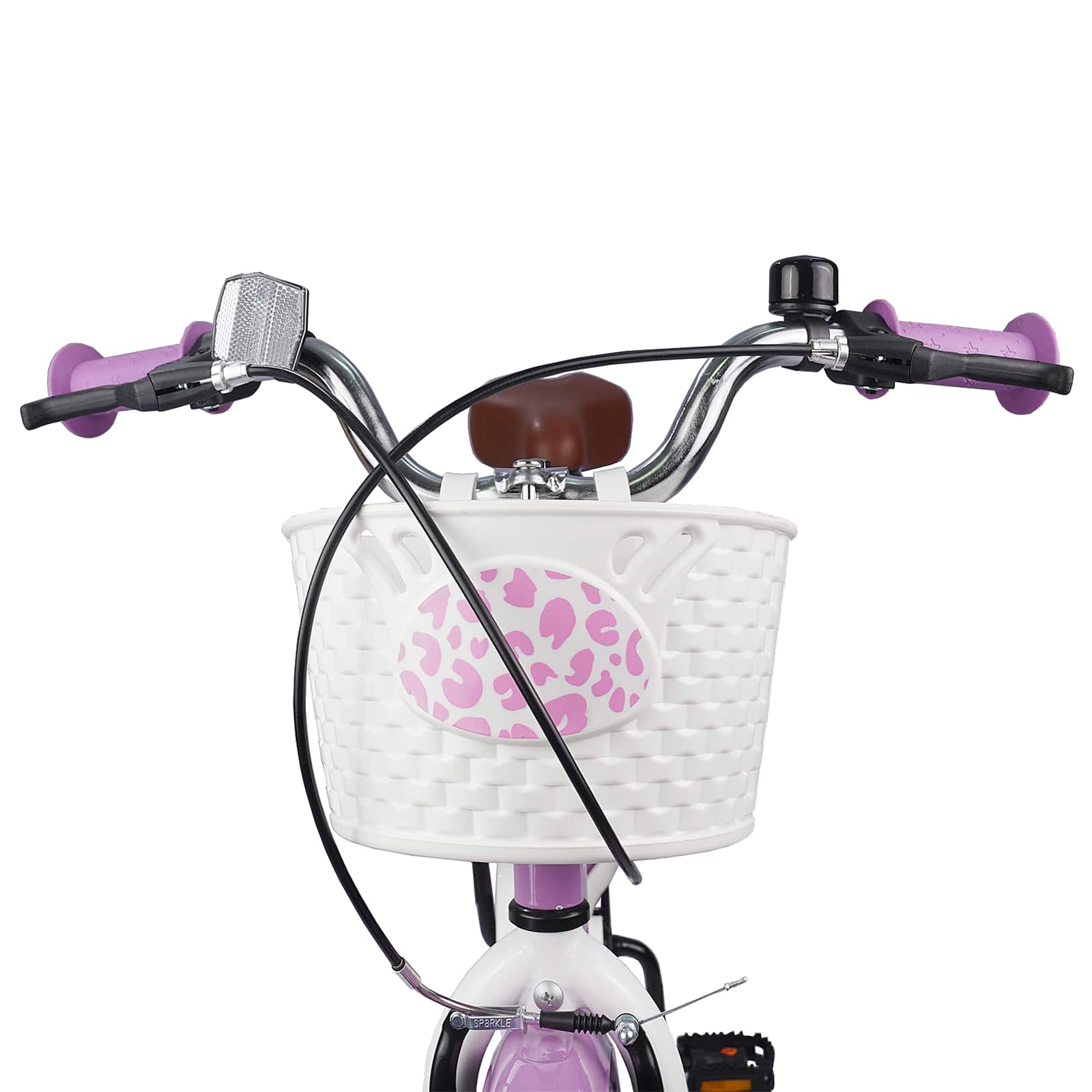Kinderfahrrad Mit Stützrädern 18 Zoll für 5-7 Jahre alt Lila