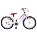 Kinderfahrrad Mit Stützrädern 18 Zoll für 5-7 Jahre alt Lila
