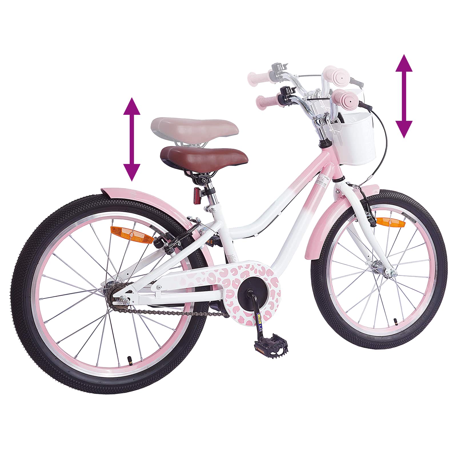 Kinderfahrrad Mit Stützrädern 18 Zoll für 5-7 Jahre alt