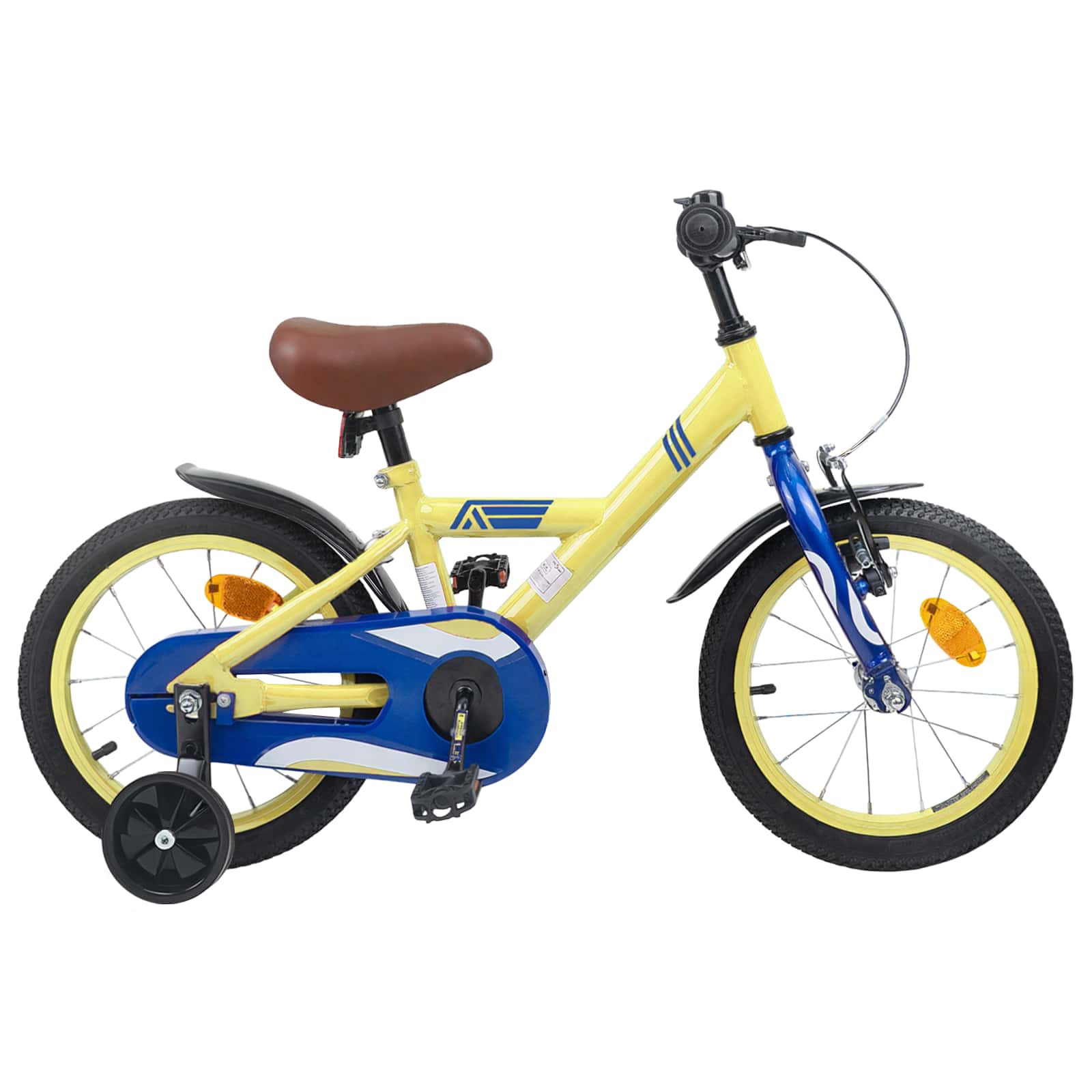 Kinderfahrrad 14 Zoll für 3-5 Jahre alt Gelb