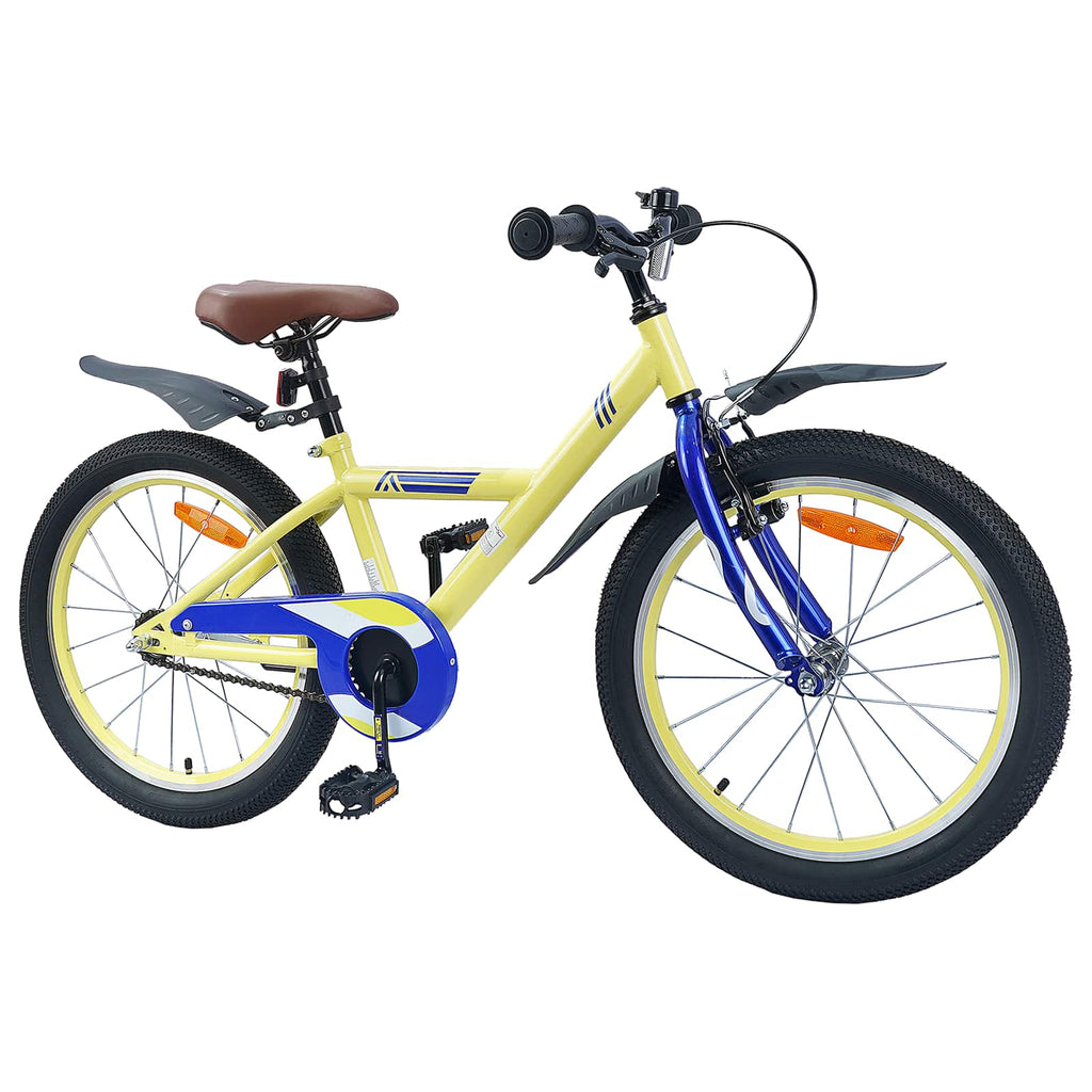 Kinderfahrrad 18 Zoll für 5-7 Jahre alt Gelb