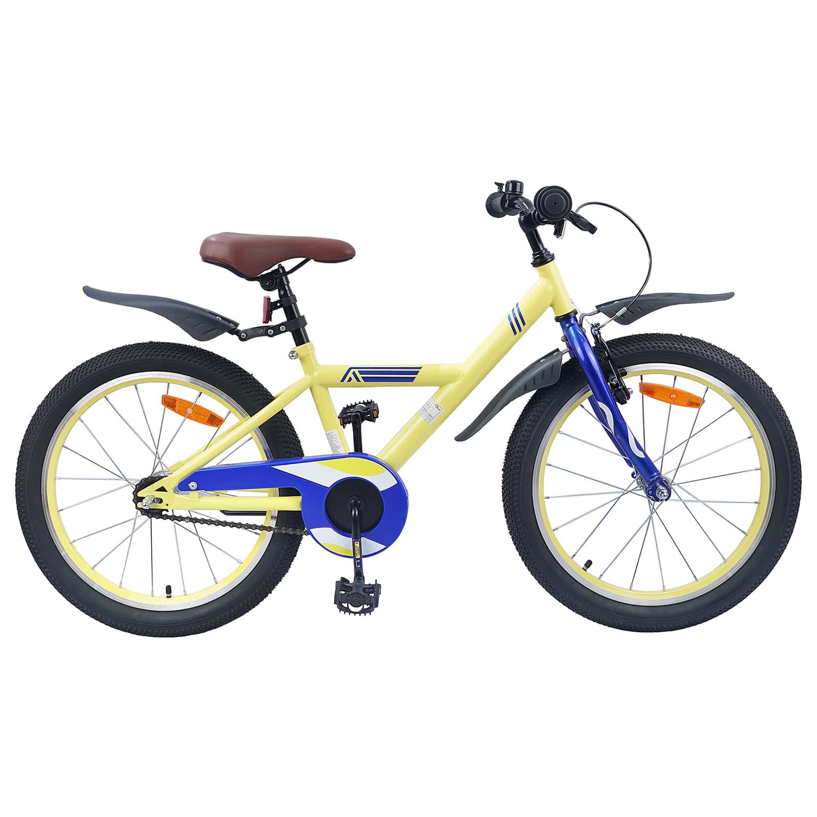 Kinderfahrrad 20 Zoll für 6-11 Jahre alt Gelb