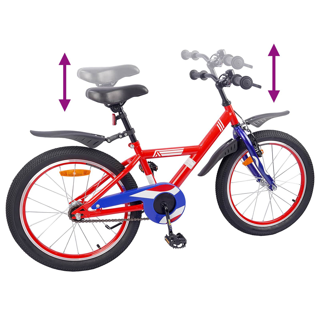 Kinderfahrrad 18 Zoll für 5-7 Jahre alt Rot