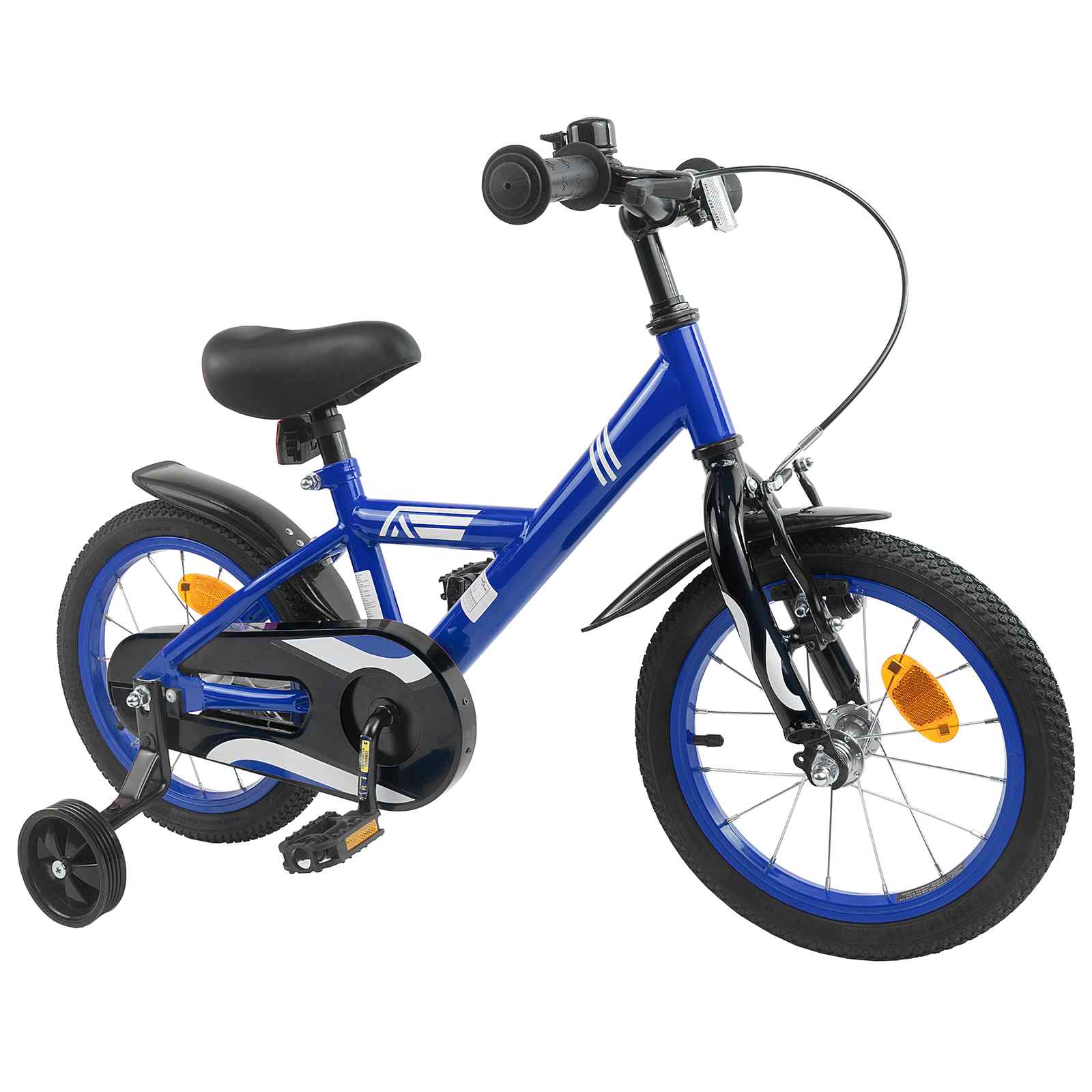 Kinderfahrrad 14 Zoll für 3-5 Jahre alt Dunkelblau