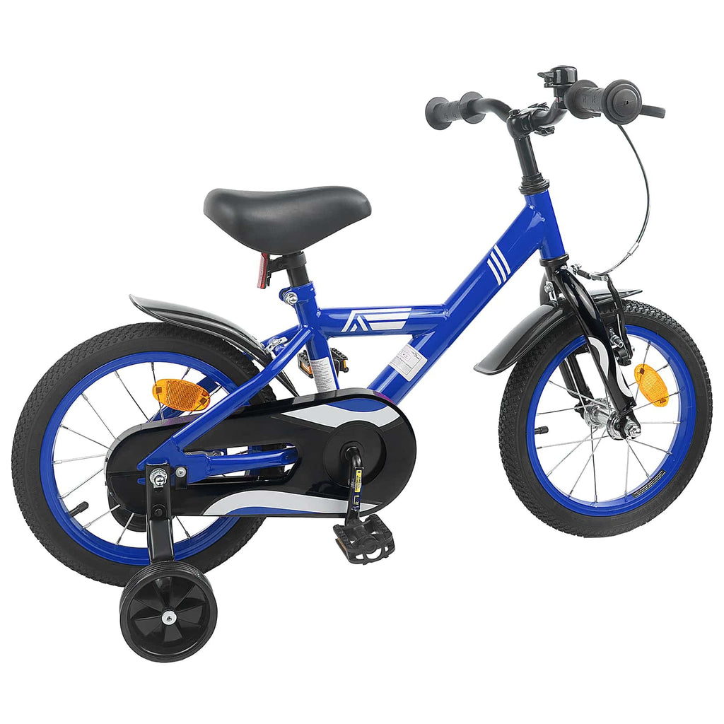 Kinderfahrrad 14 Zoll für 3-5 Jahre alt Dunkelblau