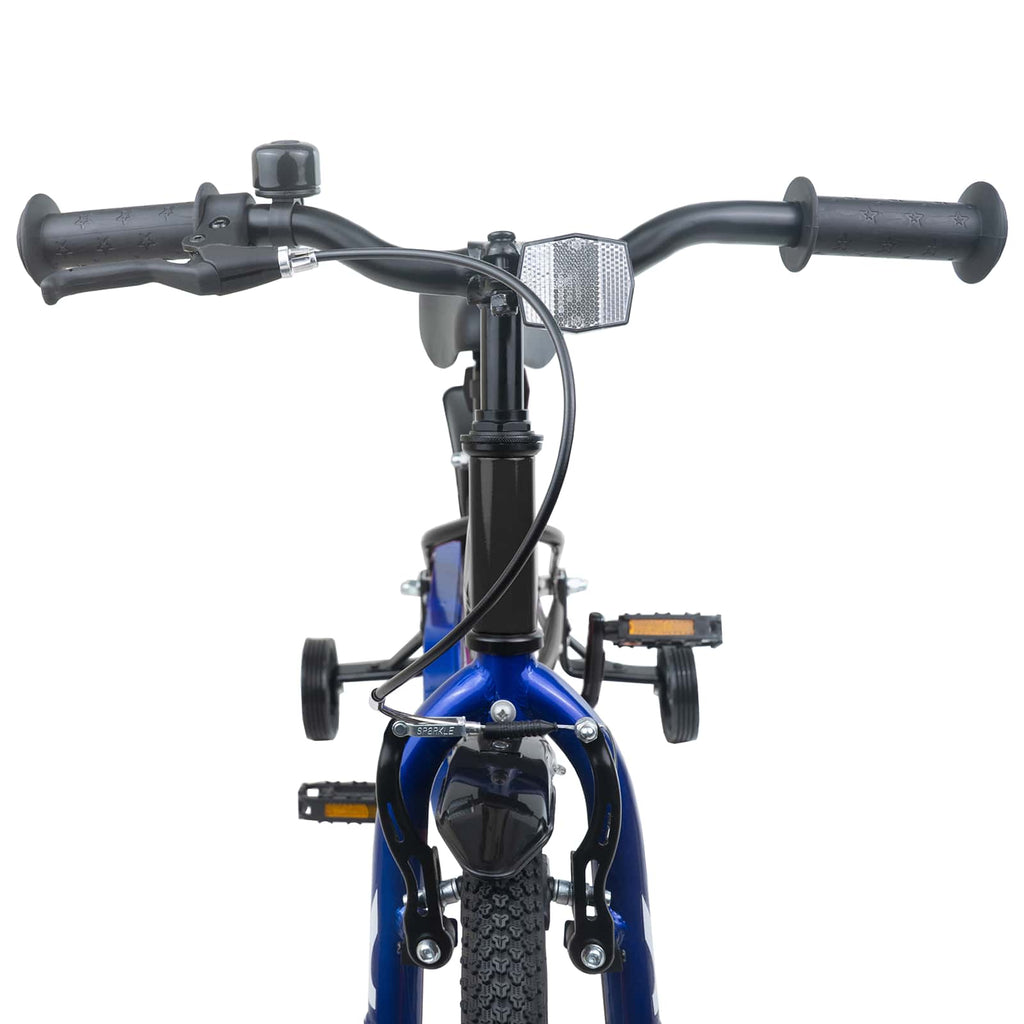 Kinderfahrrad 12 Zoll für 2-4 Jahre alt Schwarz
