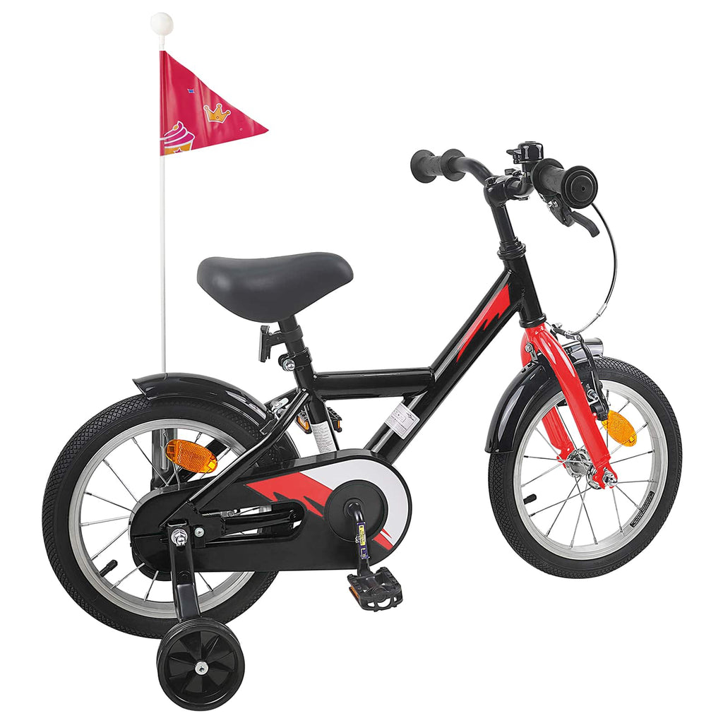Kinderfahrrad 14 Zoll für 3-5 Jahre alt Schwarz