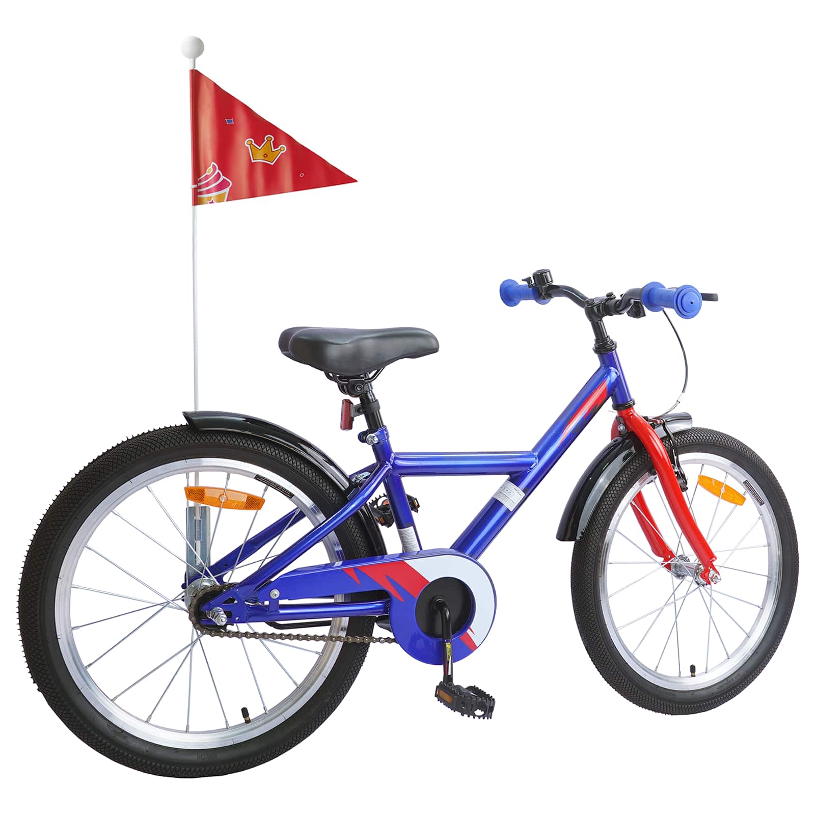 Kinderfahrrad 20 Zoll für 6-11 Jahre alt Dunkelblau