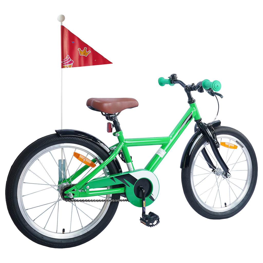 Kinderfahrrad 18 Zoll für 5-7 Jahre alt Grün