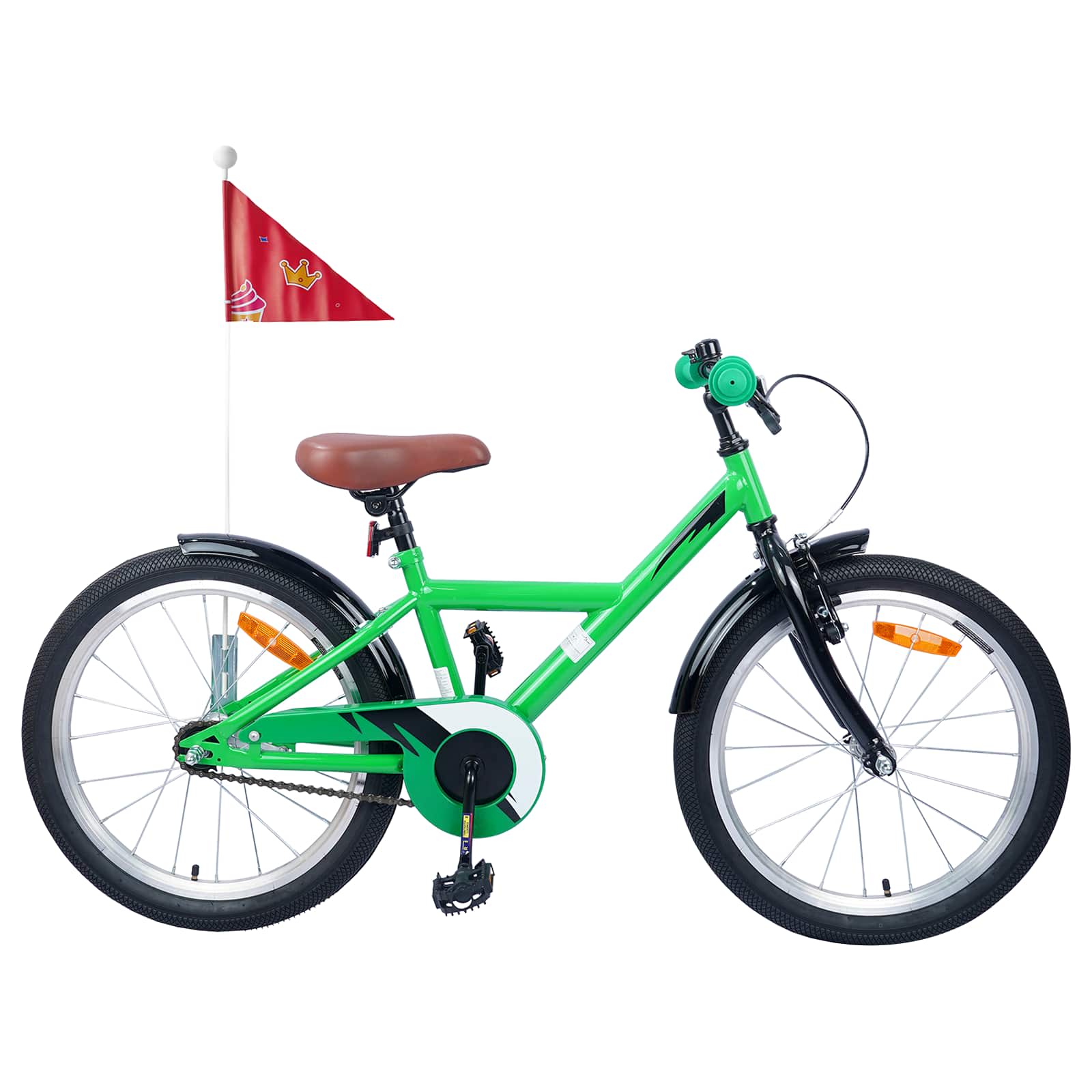 Kinderfahrrad 20 Zoll für 6-11 Jahre alt Grün
