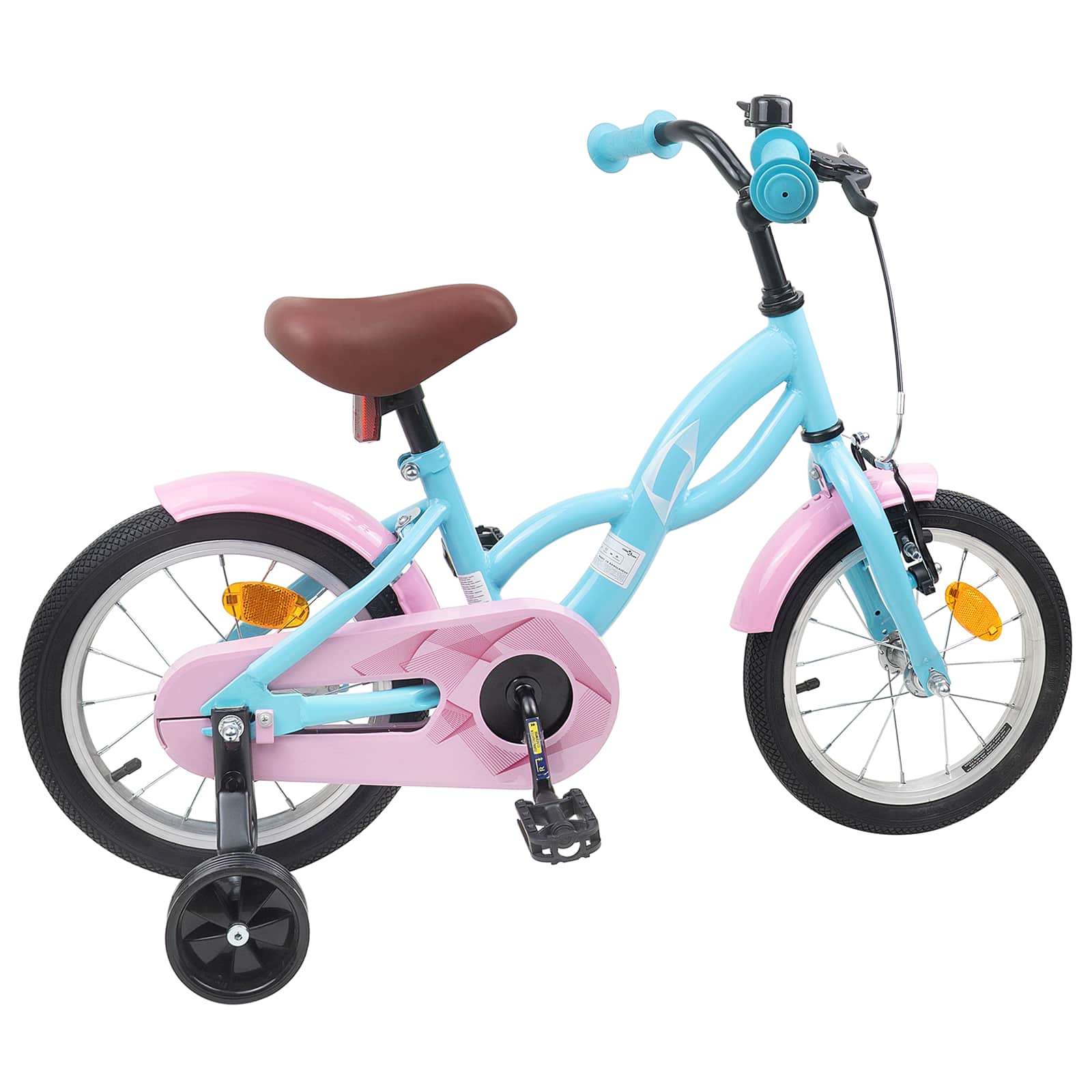 Kinderfahrrad 12 Zoll für 2-4 Jahre alt Himmelblau