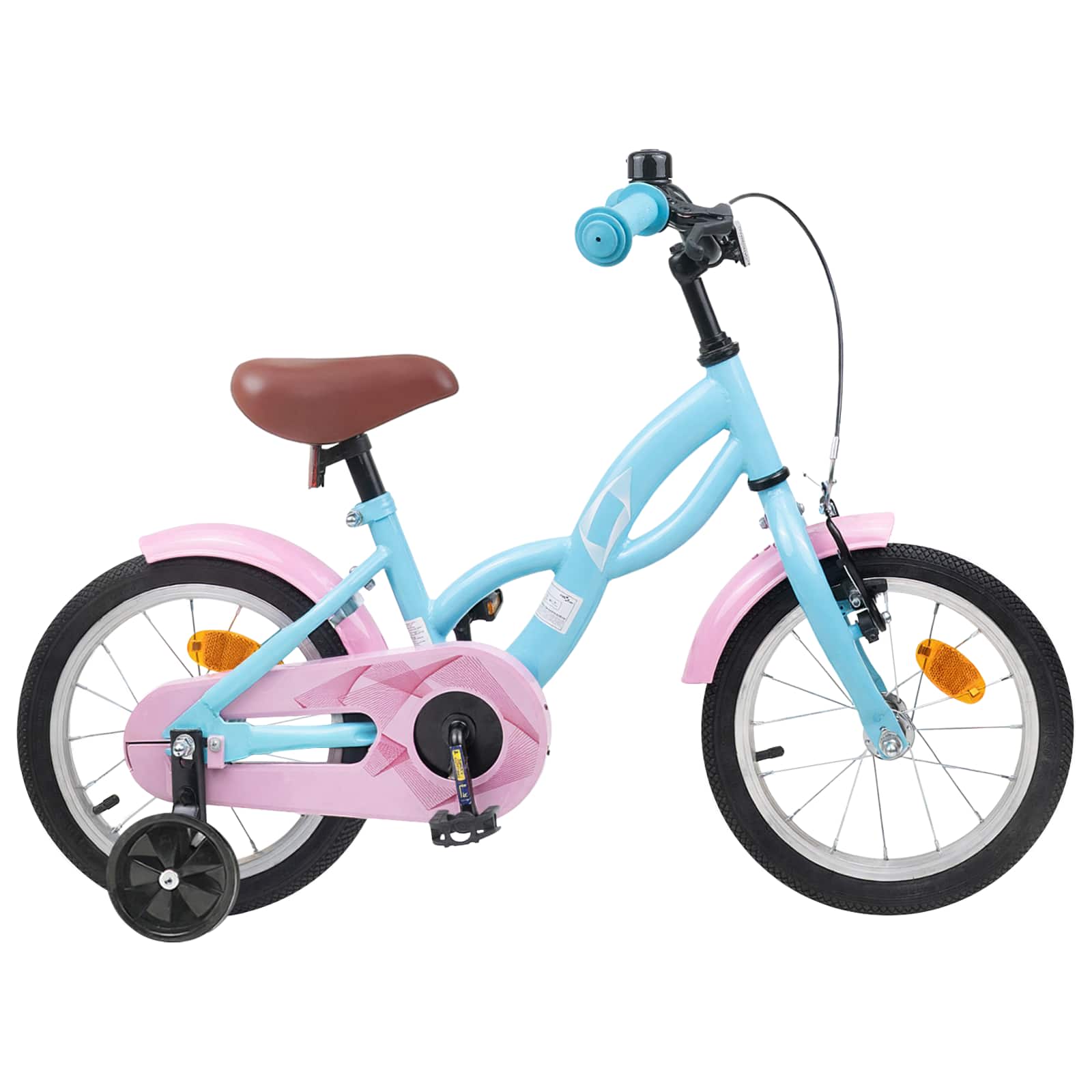 Kinderfahrrad 12 Zoll für 2-4 Jahre alt Himmelblau
