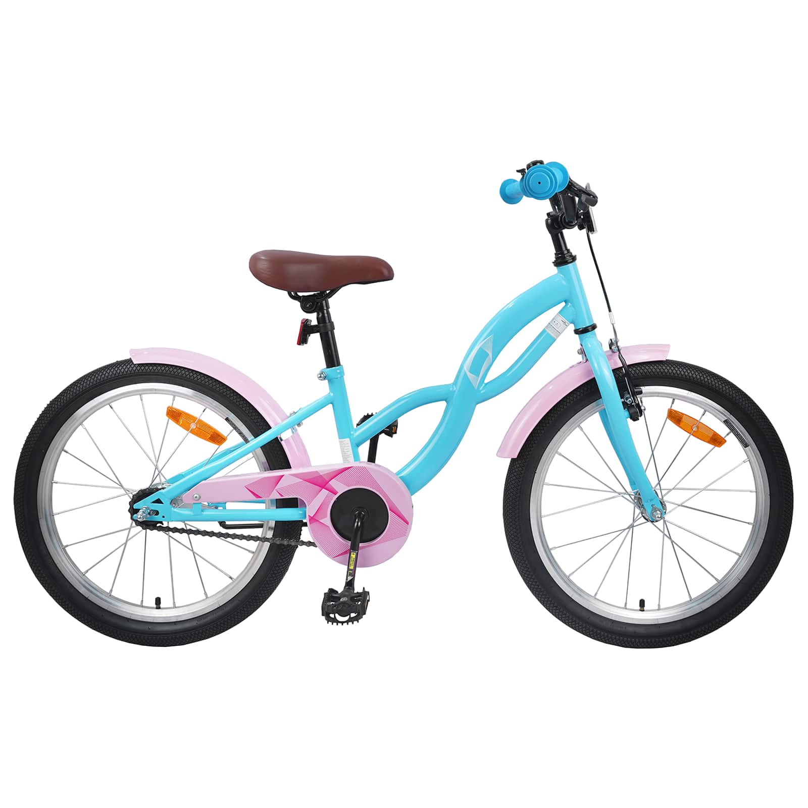 Kinderfahrrad 18 Zoll für 5-7 Jahre alt Himmelblau