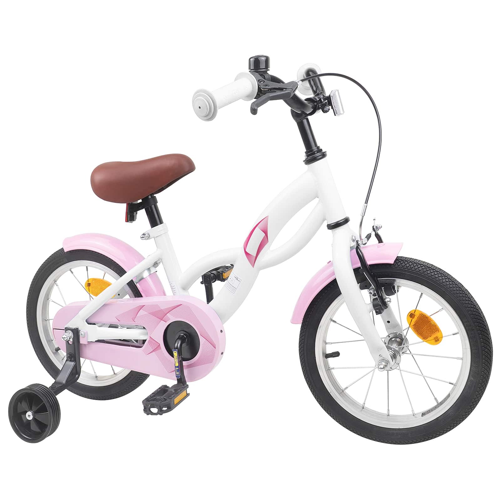 Kinderfahrrad 12 Zoll für 2-4 Jahre alt Weiß