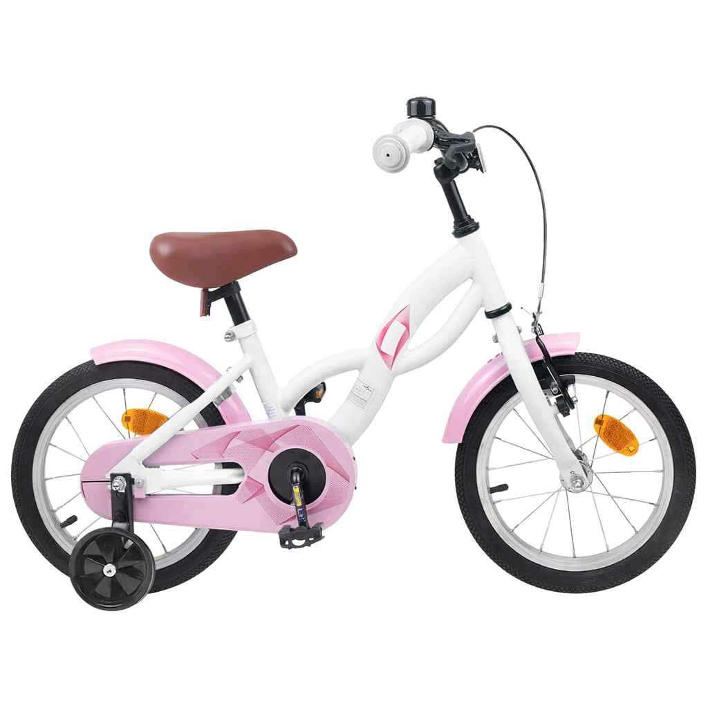 Kinderfahrrad 14 Zoll für 3-5 Jahre alt Weiß