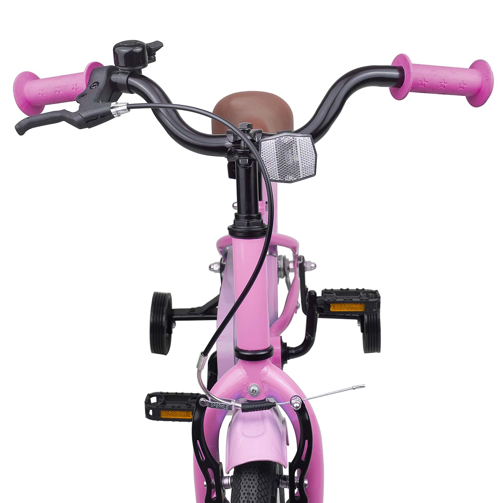Kinderfahrrad 14 Zoll für 3-5 Jahre alt Hellrosa