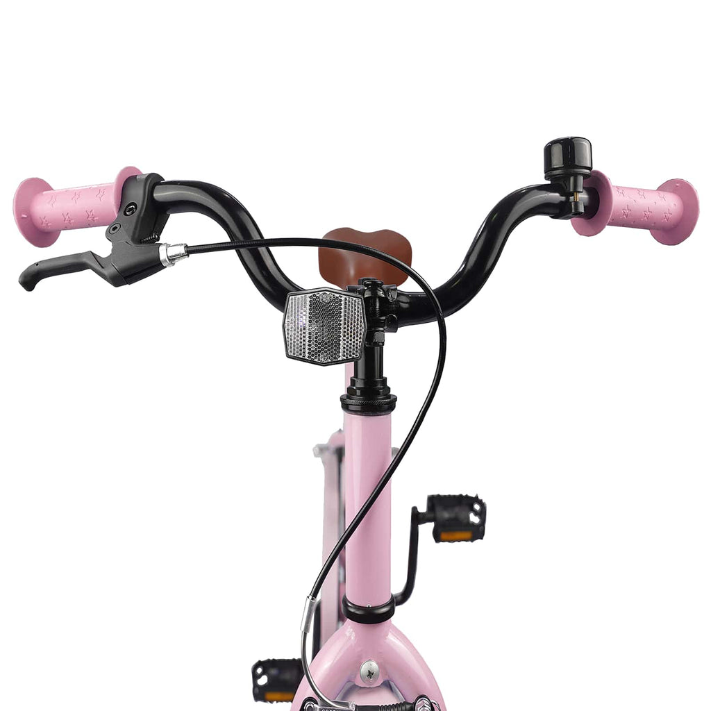 Kinderfahrrad 18 Zoll für 5-7 Jahre alt Hellrosa