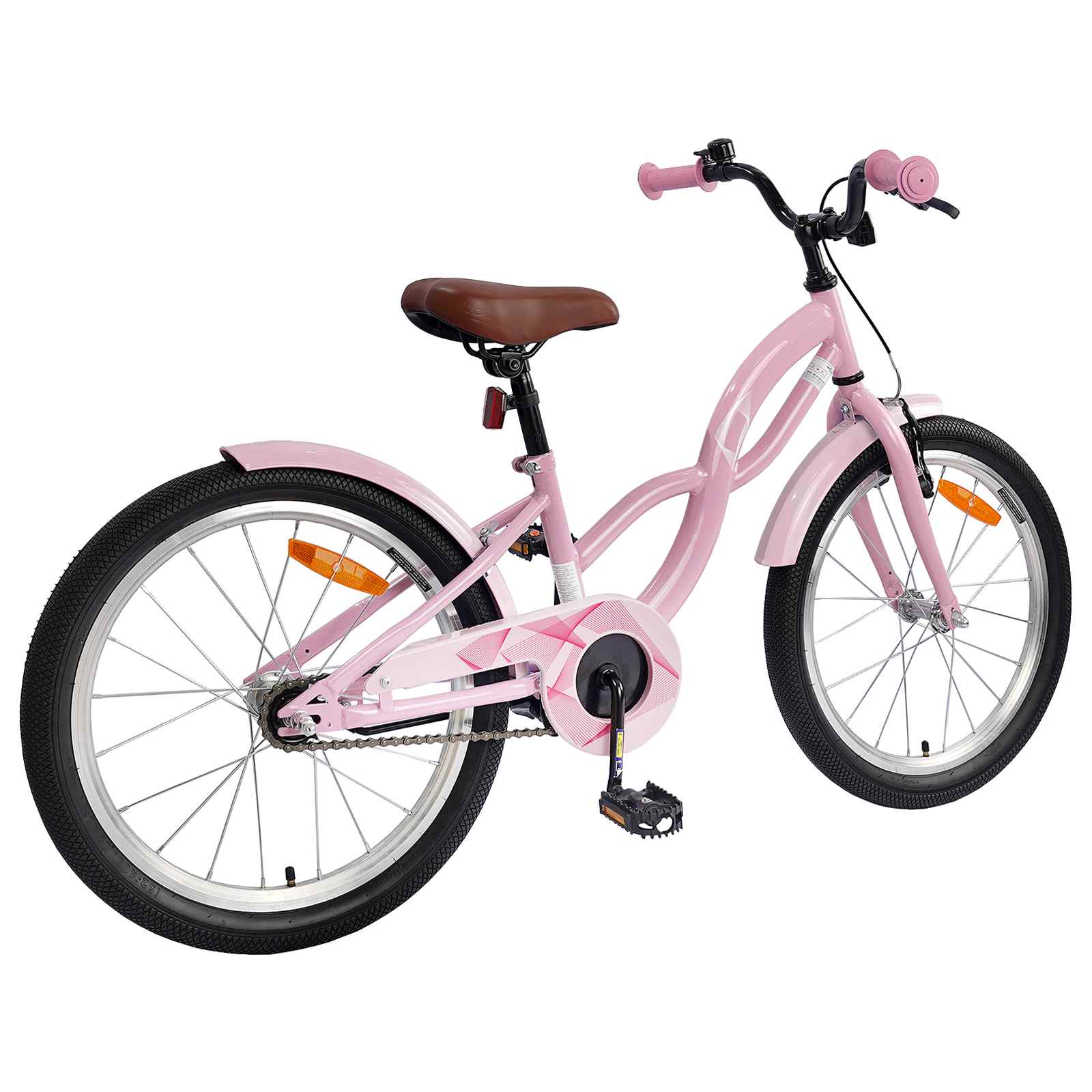 Kinderfahrrad 20 Zoll für 6-11 Jahre alt Hellrosa