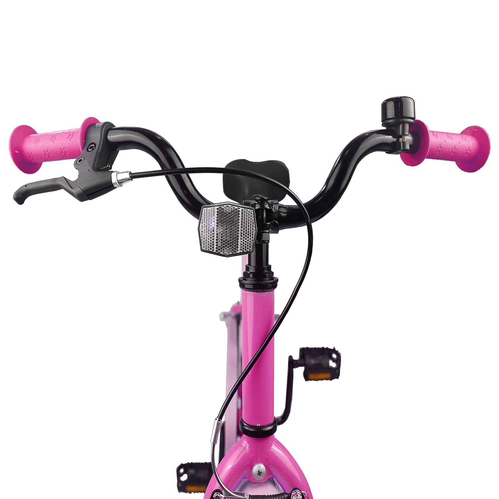 Kinderfahrrad 18 Zoll für 5-7 Jahre alt Dunkelrosa