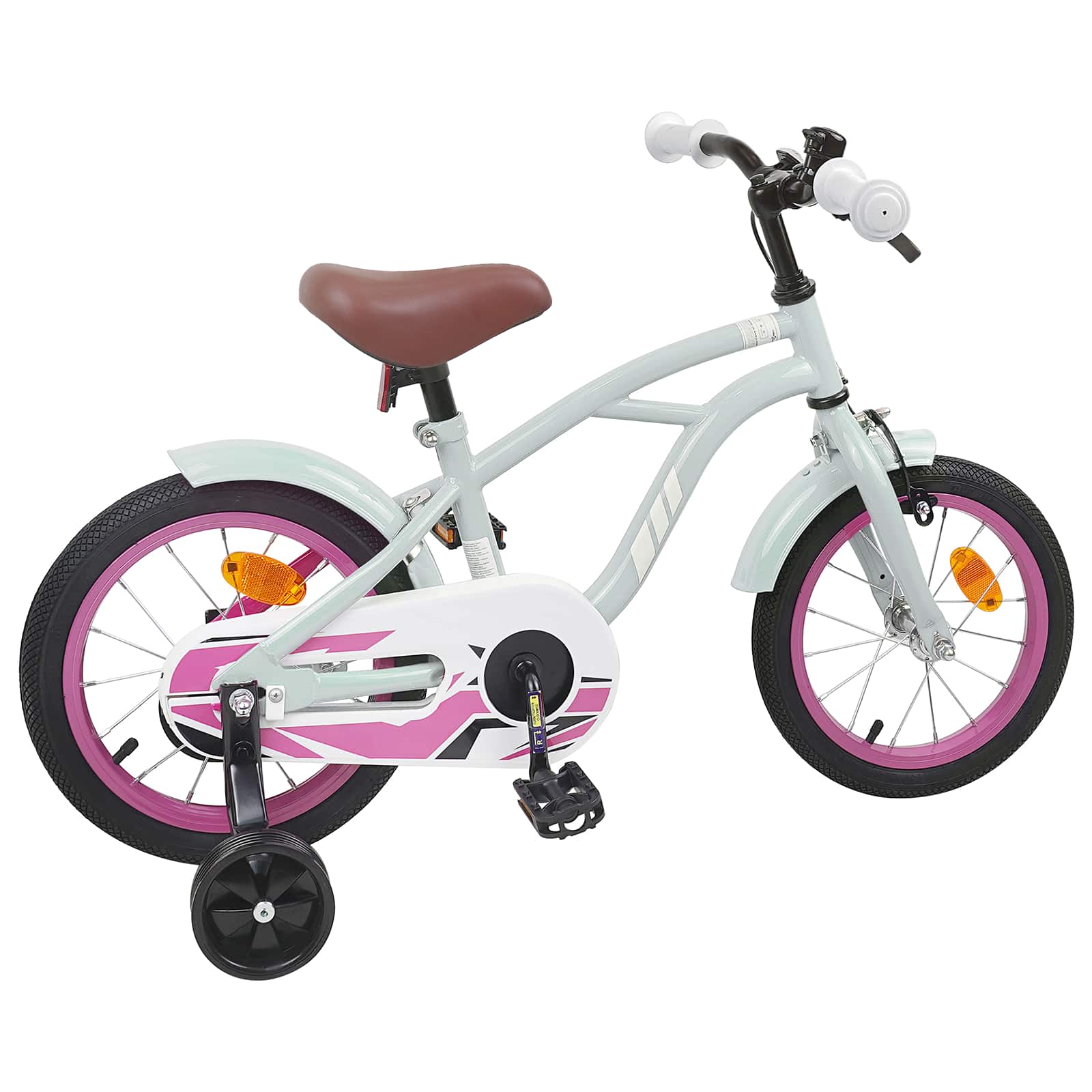 Kinderfahrrad 12 Zoll für 2-4 Jahre alt Hellgrün
