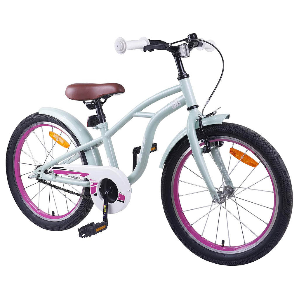 Kinderfahrrad 20 Zoll für 6-11 Jahre alt Hellgrün