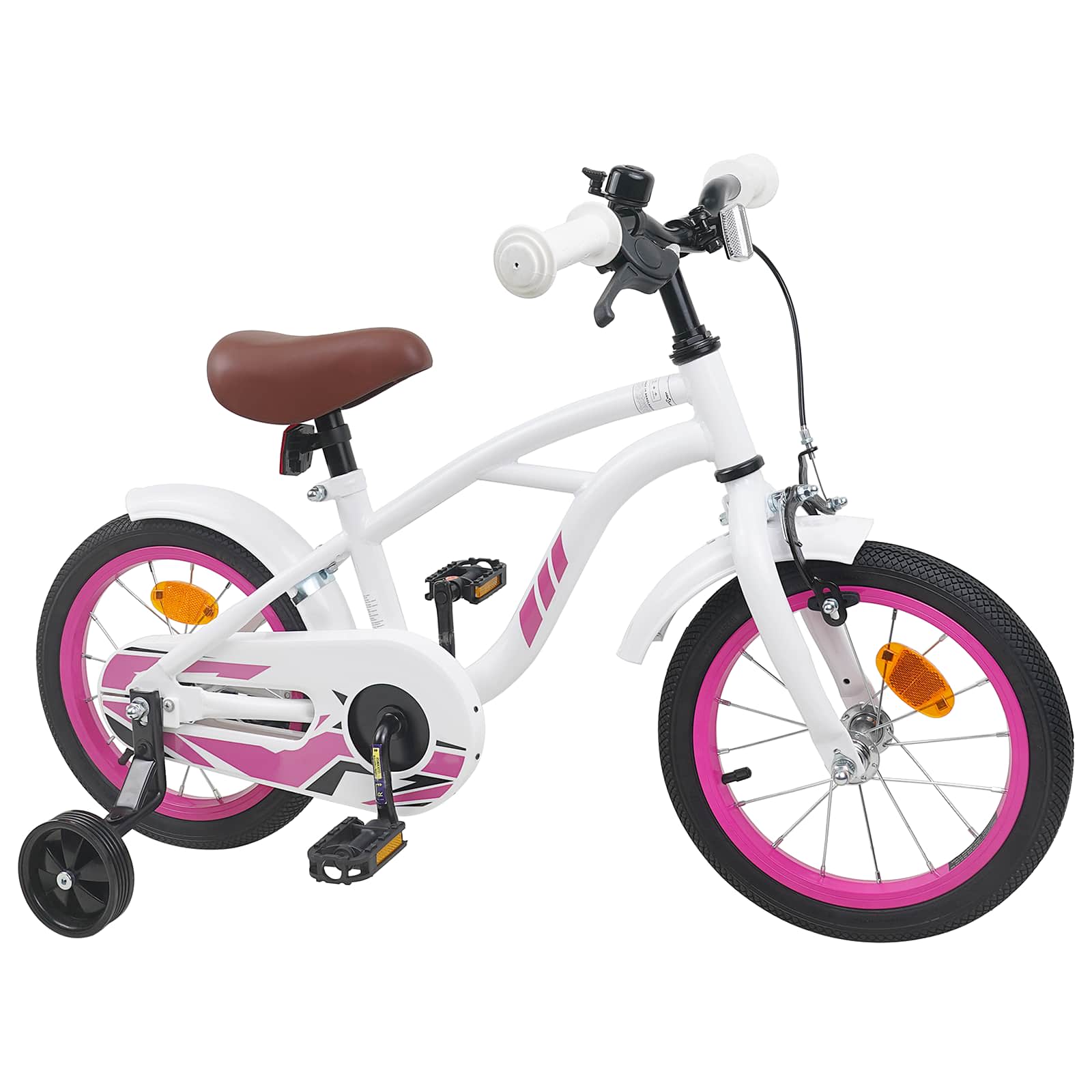 Kinderfahrrad 16 Zoll für 4-6 Jahre alt Weiß