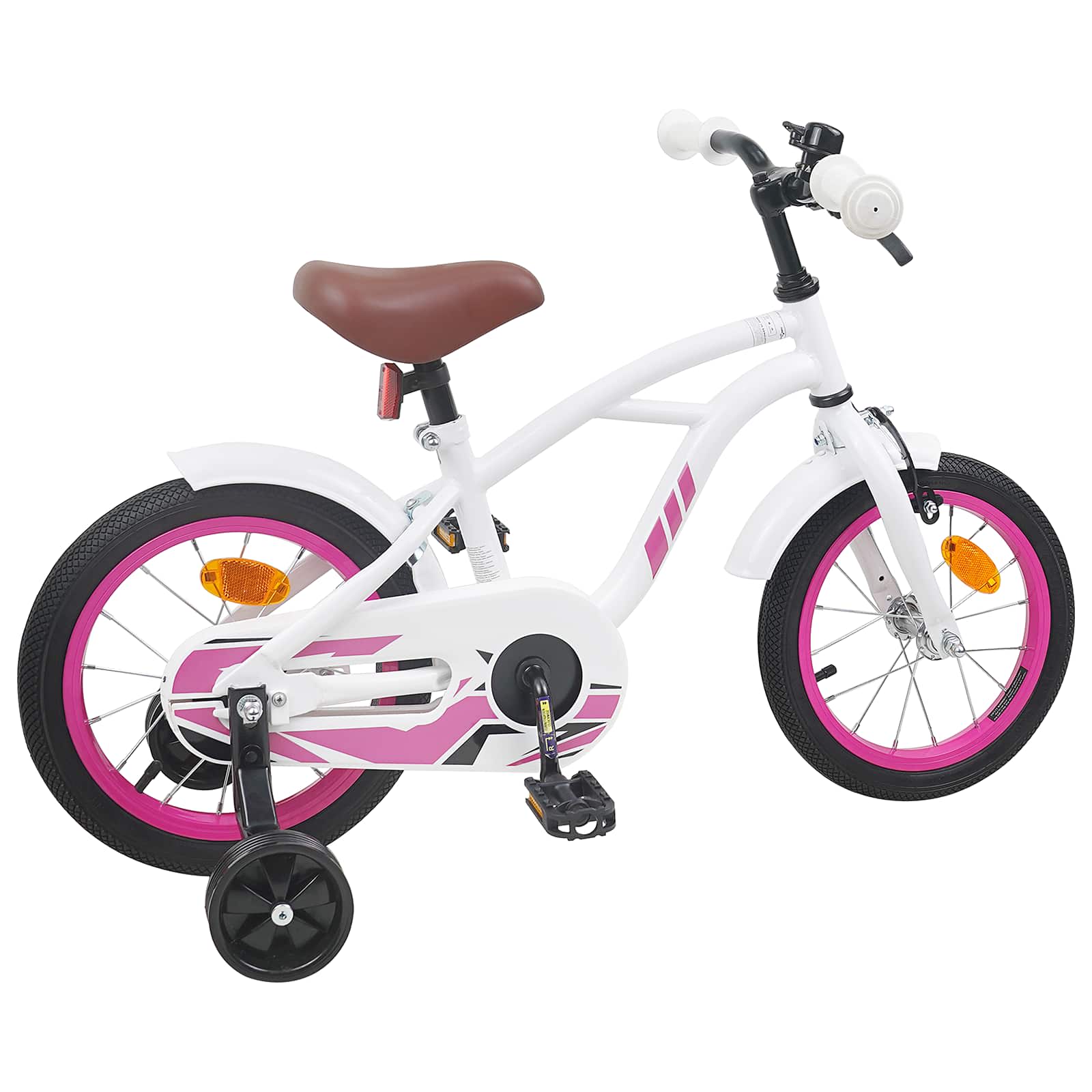 Kinderfahrrad 16 Zoll für 4-6 Jahre alt Weiß