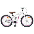 Kinderfahrrad 18 Zoll für 5-7 Jahre alt Weiß